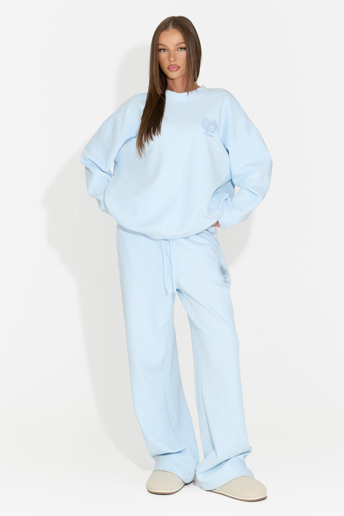 Tuta da donna casual azzurra Paywe Bogas