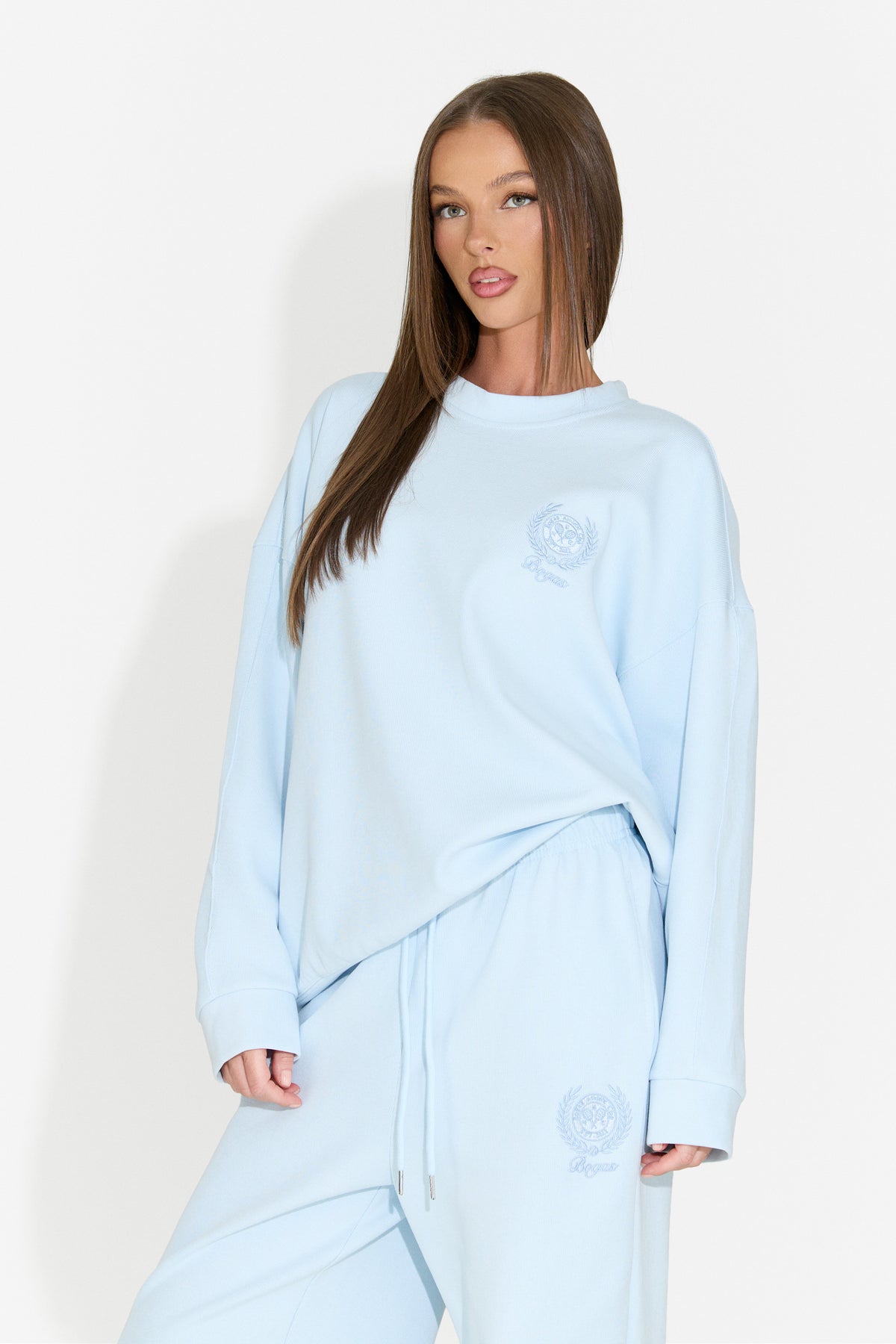 Tuta da donna casual azzurra Paywe Bogas