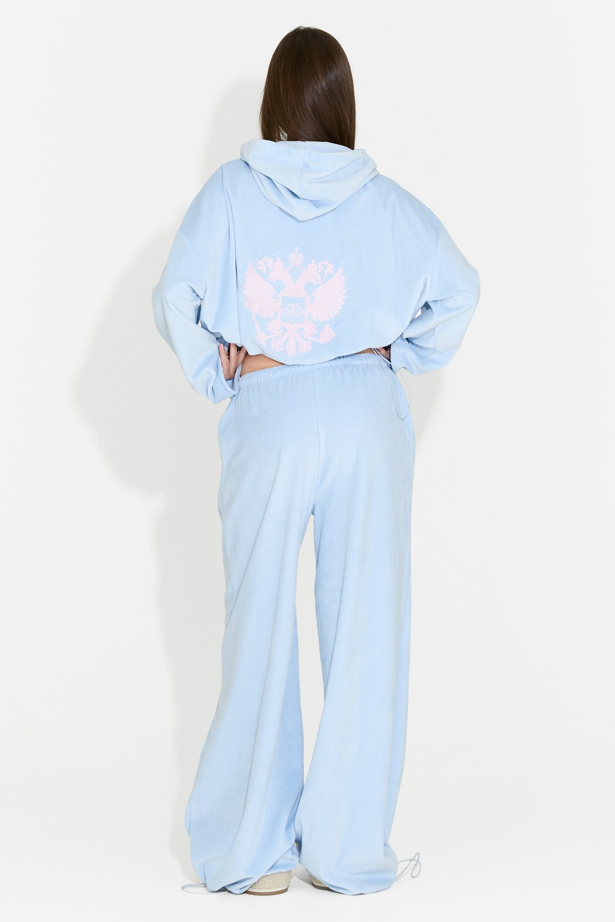 Tuta da donna casual azzurra Scoleaesia Bogas