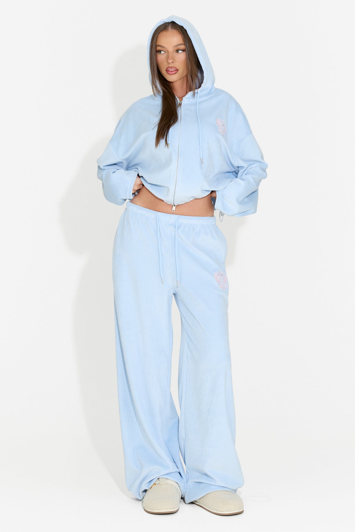 Tuta da donna casual azzurra Scoleaesia Bogas