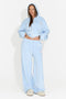 Tuta da donna casual azzurra Scoleaesia Bogas