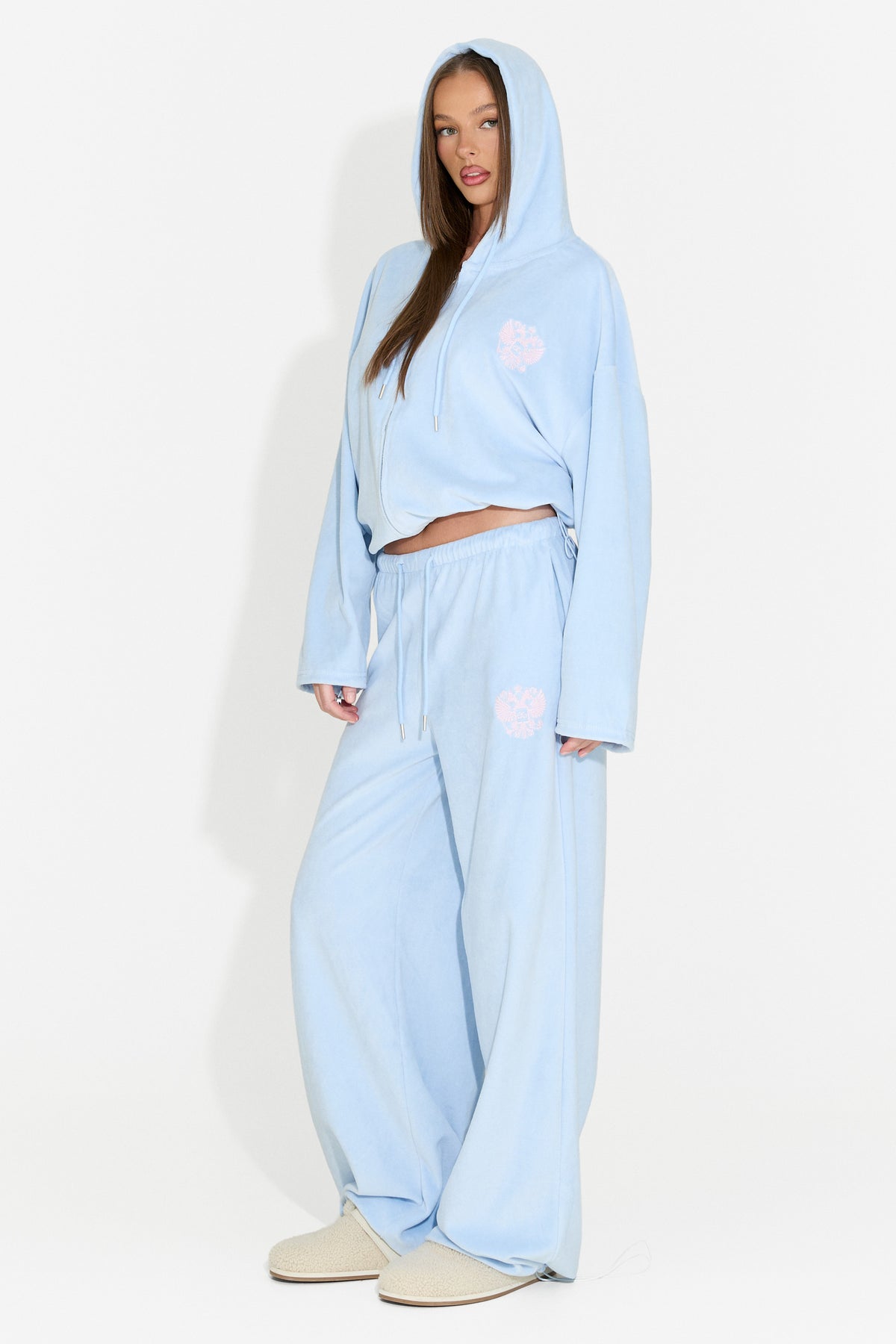 Tuta da donna casual azzurra Scoleaesia Bogas
