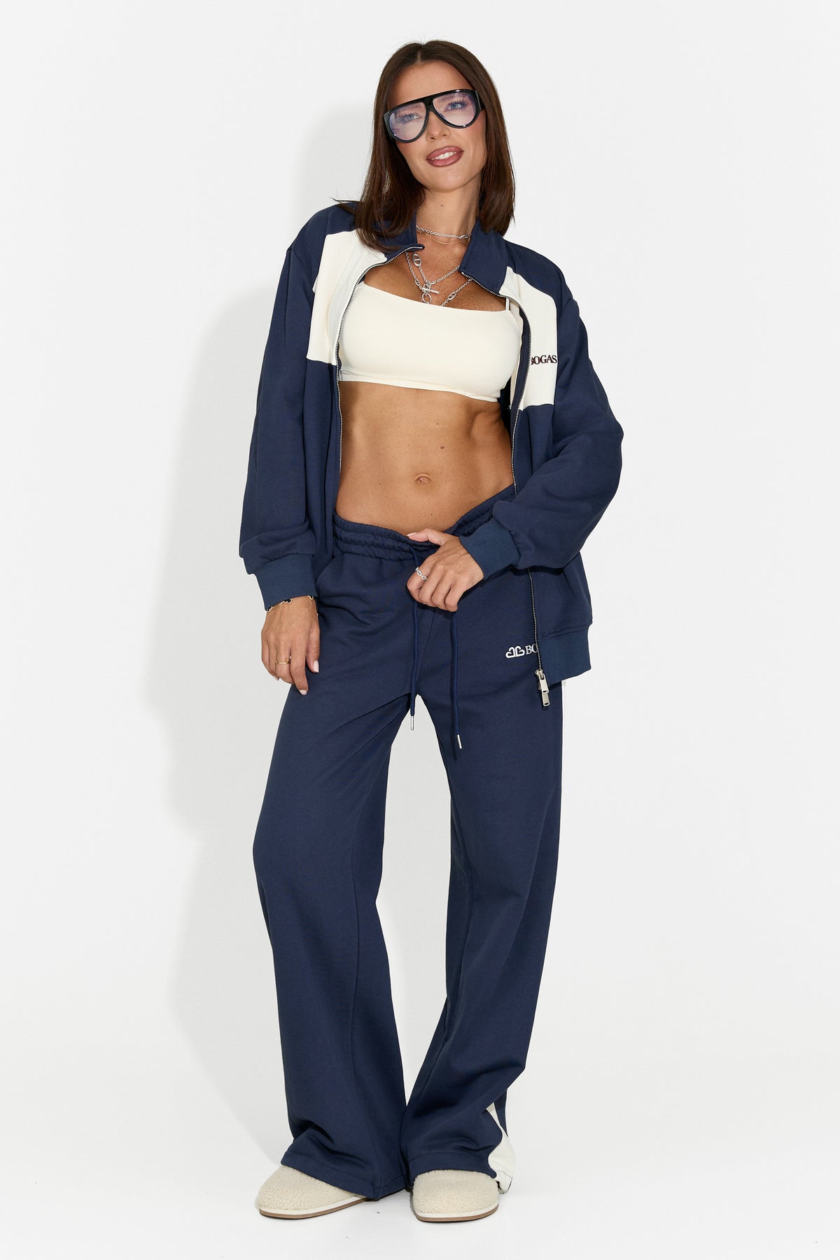 Tuta da donna casual blu navy Baceia Bogas