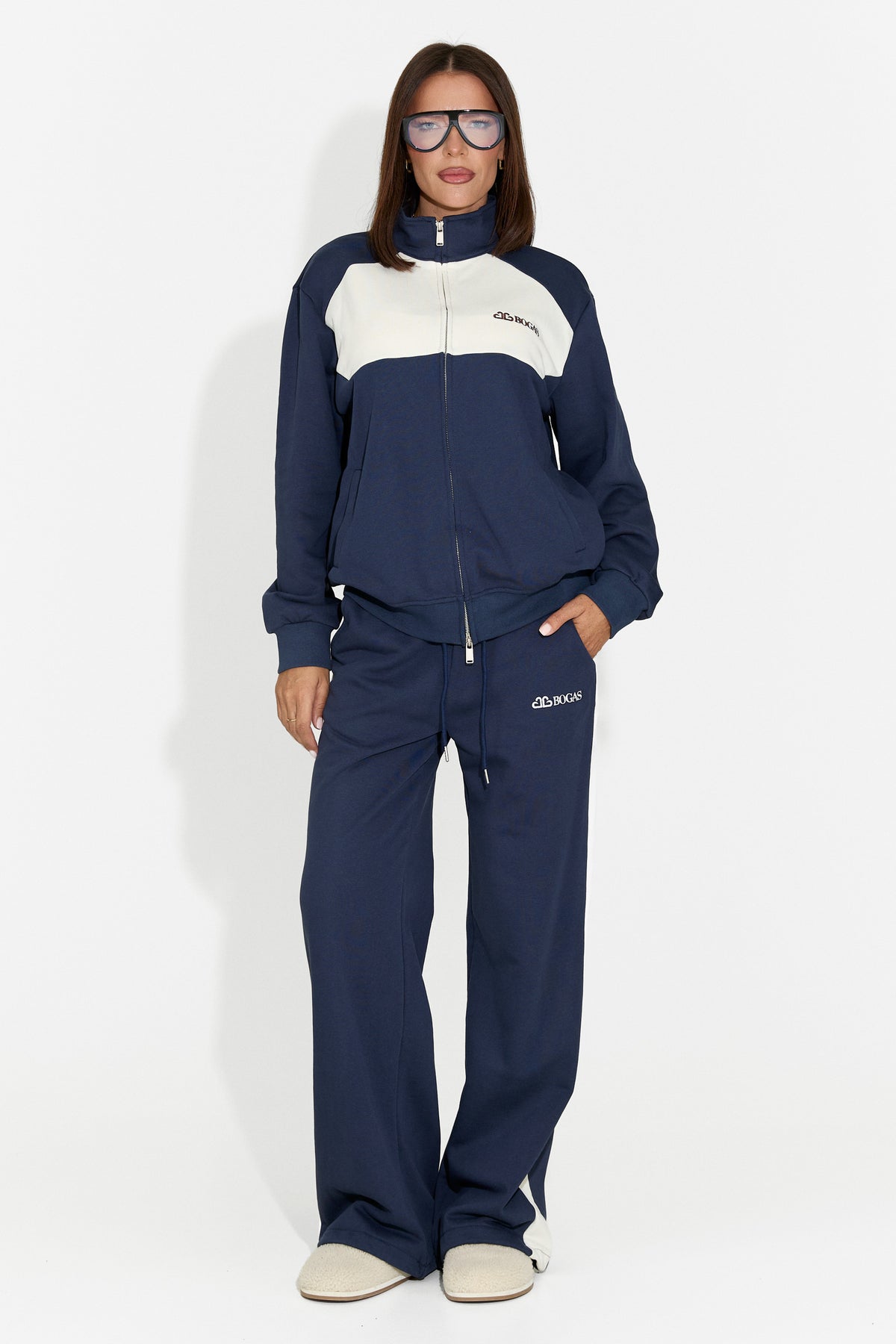 Tuta da donna casual blu navy Baceia Bogas