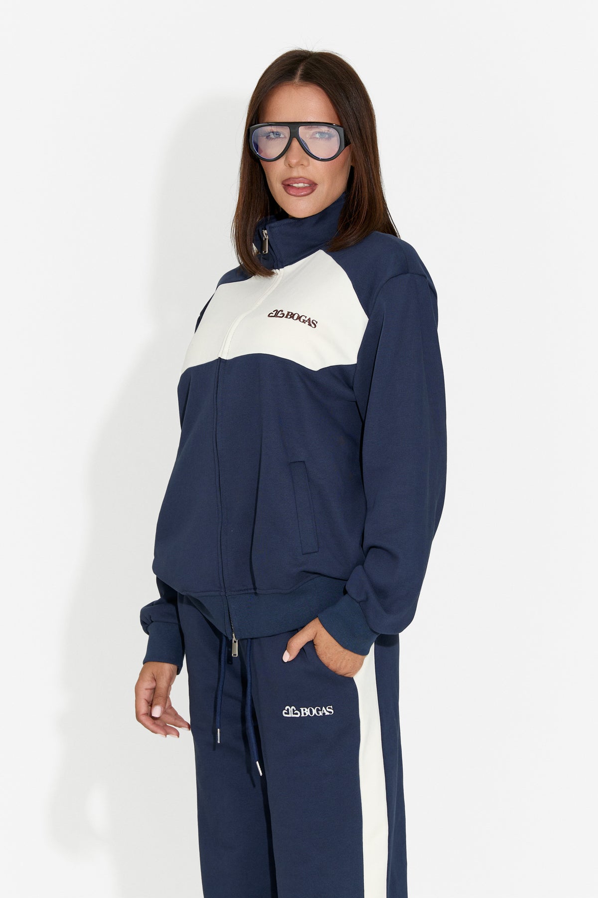 Tuta da donna casual blu navy Baceia Bogas