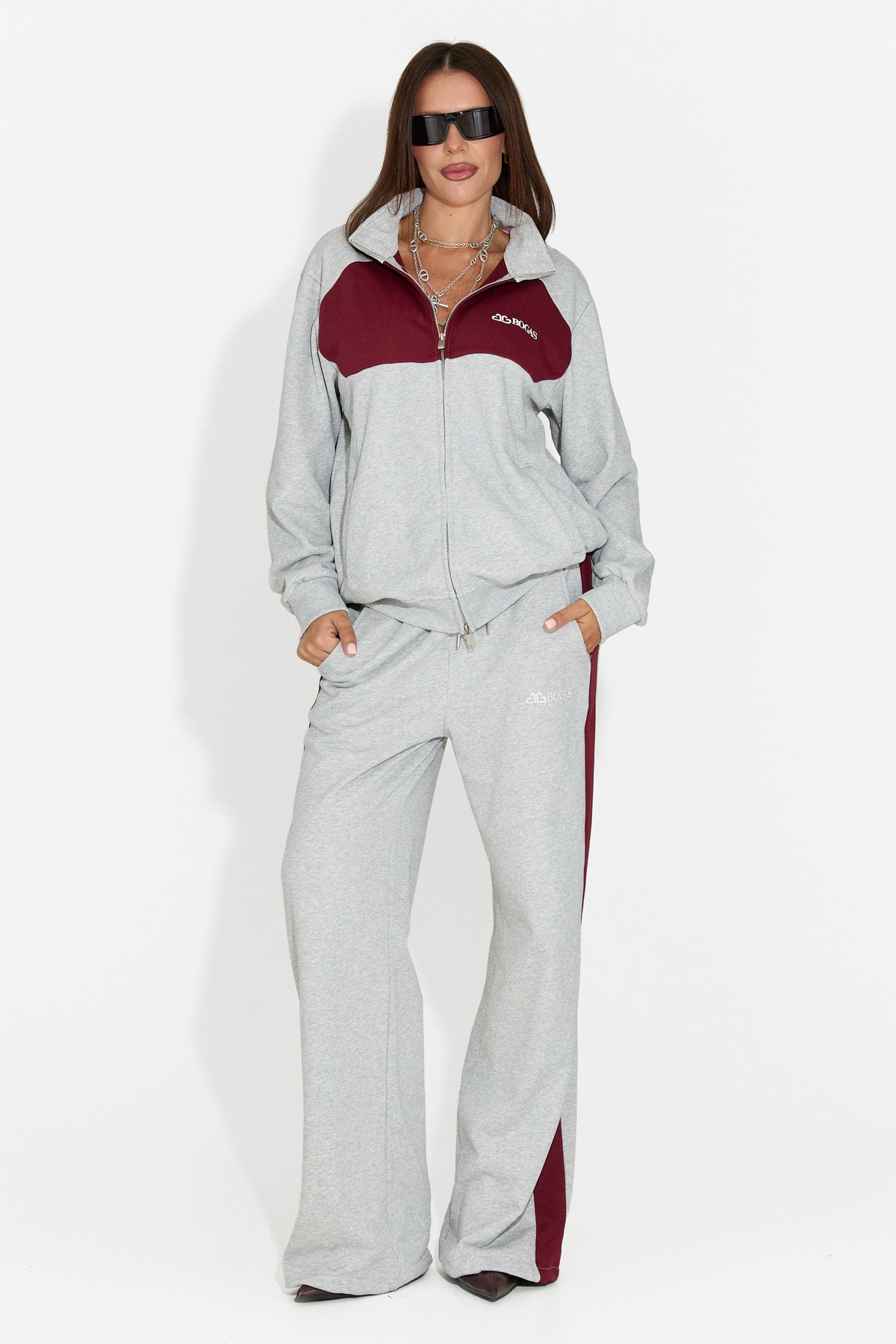 Tuta da donna casual grigia Baceia Bogas