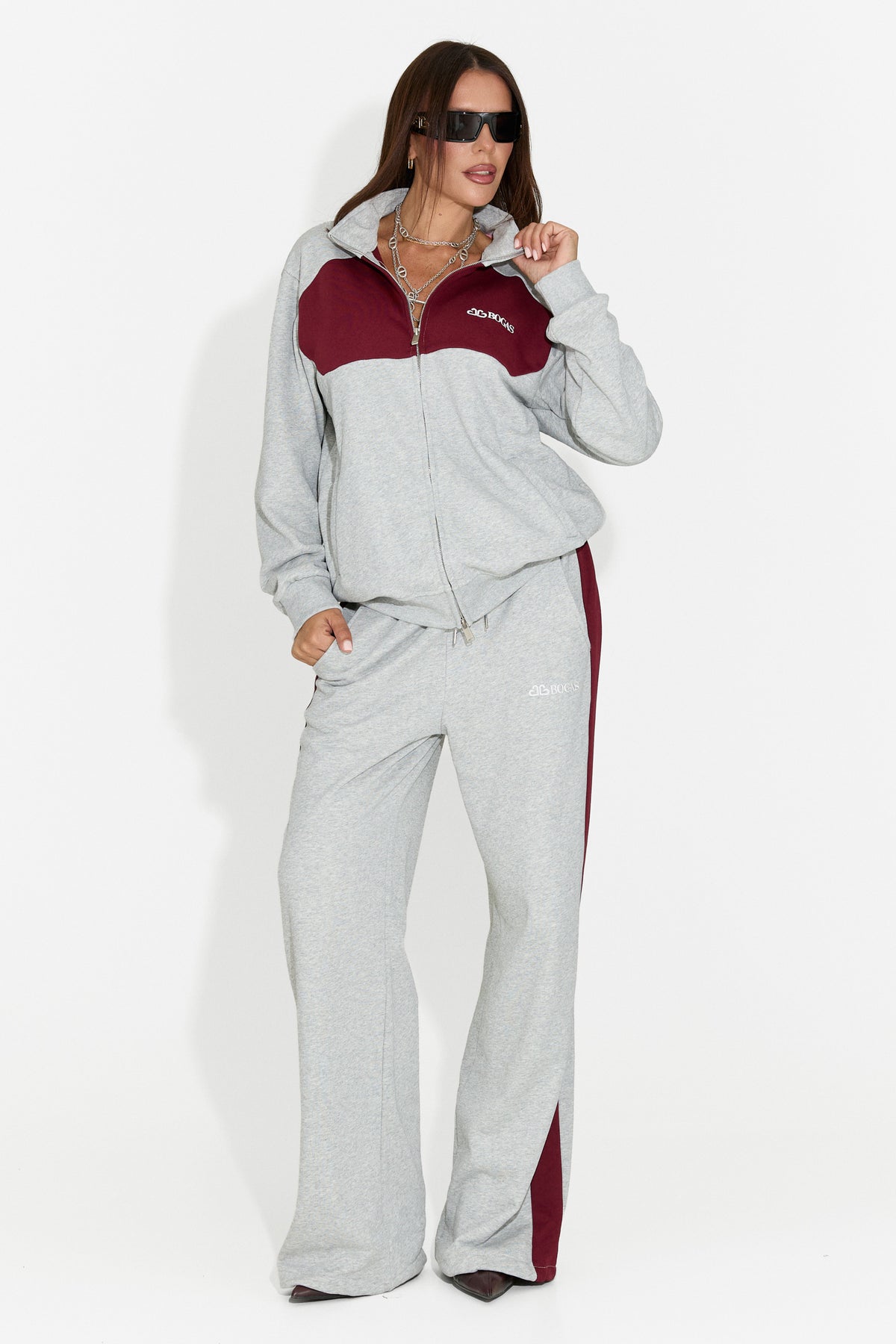 Tuta da donna casual grigia Baceia Bogas