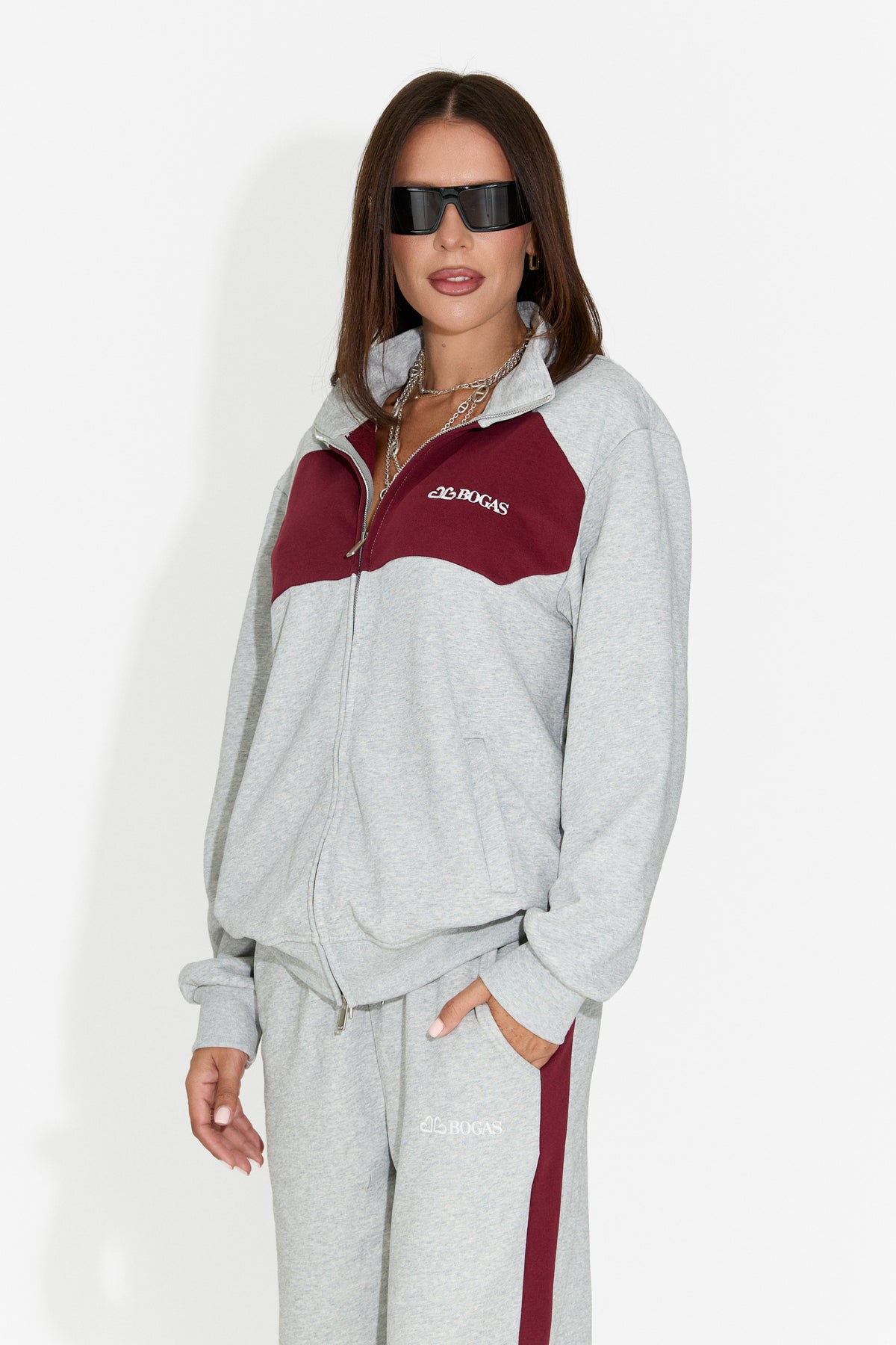 Tuta da donna casual grigia Baceia Bogas