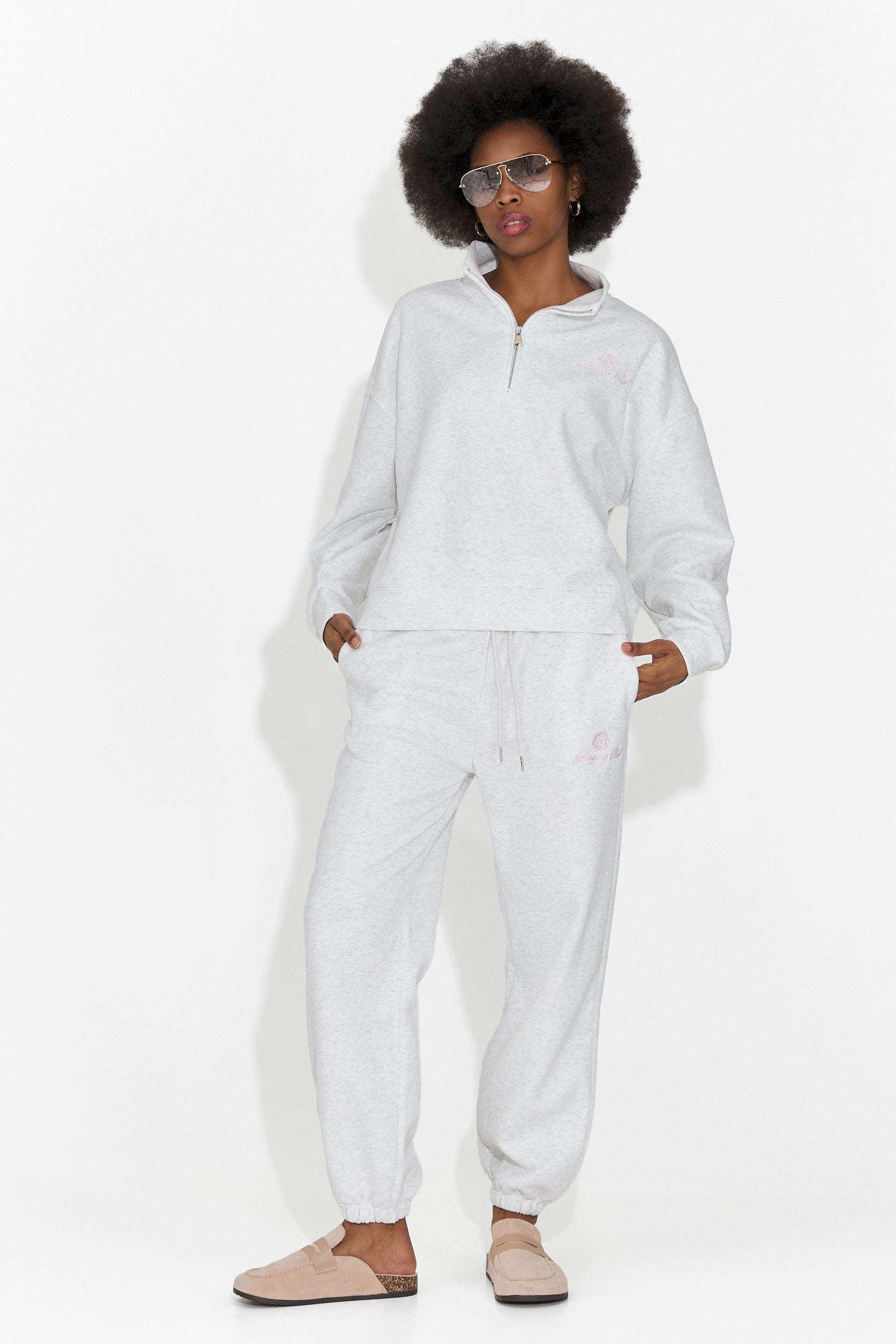 Leainia Bogas Casual Grigio Allenamento per Donne
