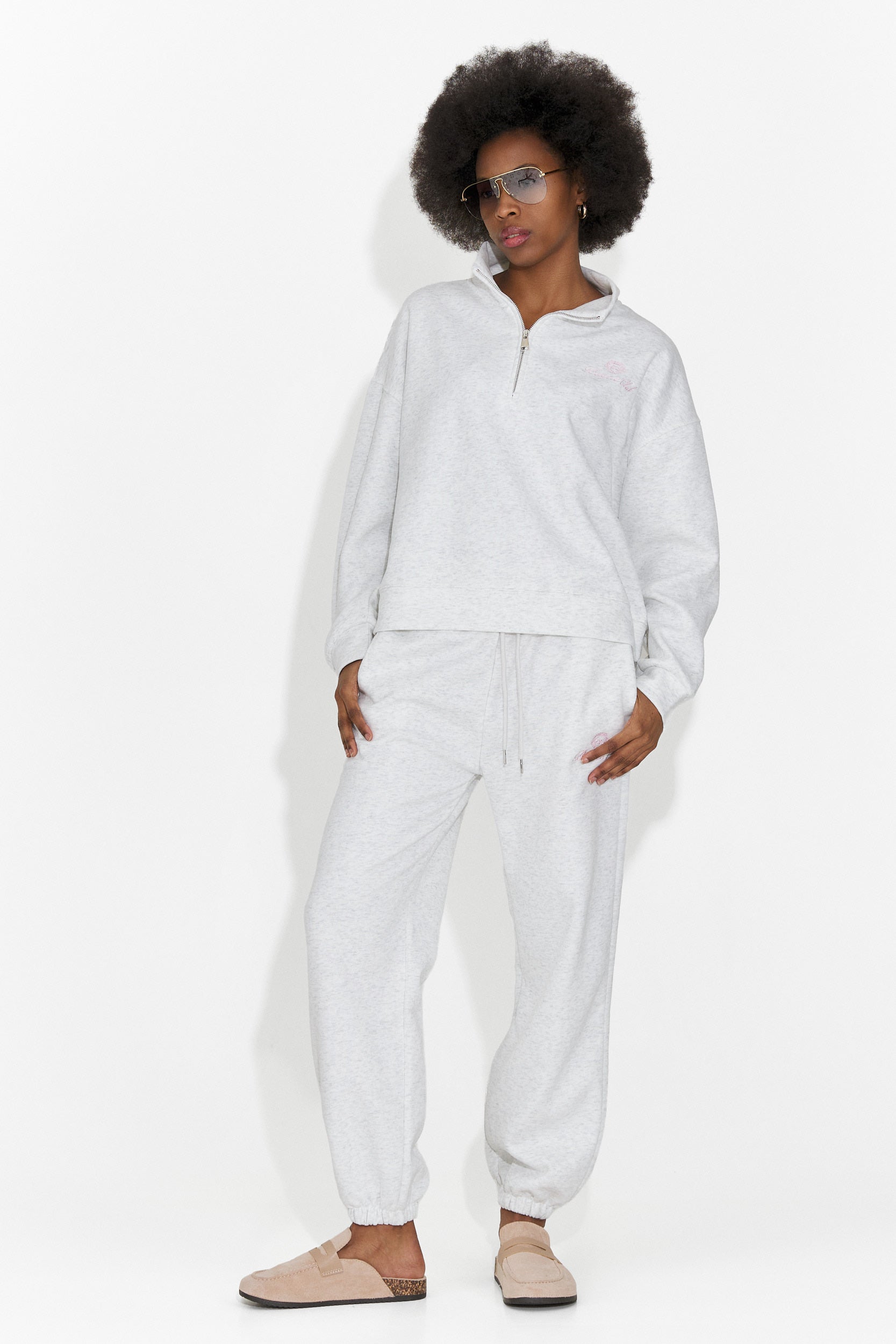 Leainia Bogas Casual Grigio Allenamento per Donne