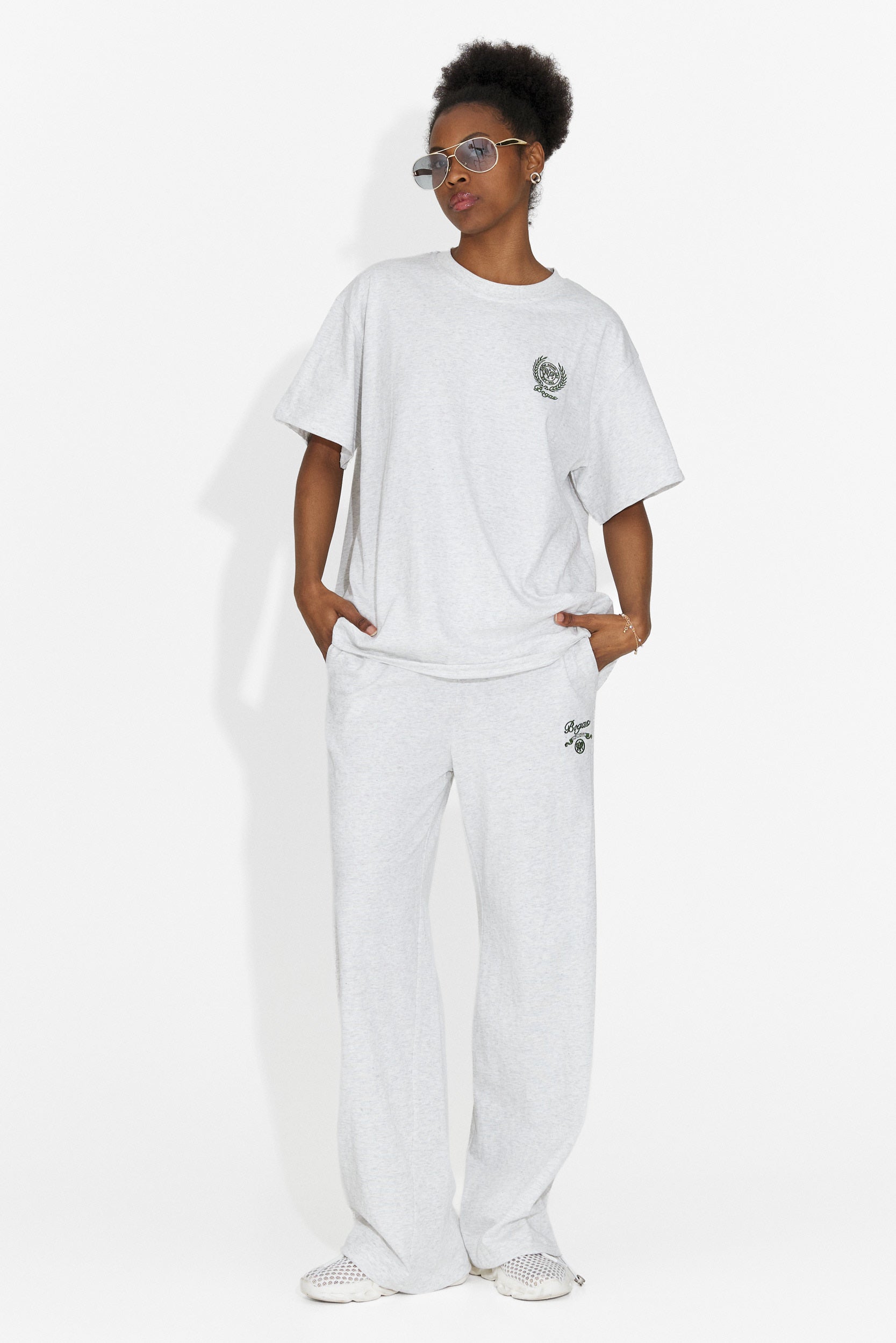 Svena Bogas Casual Grigio Allenamento da Donna