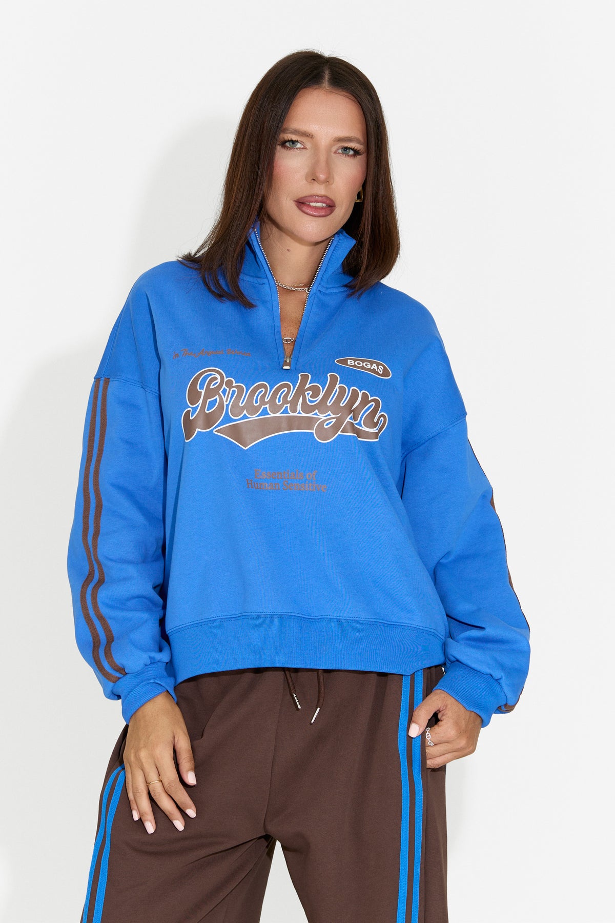 Tuta da donna casual marrone Celoaora Bogas