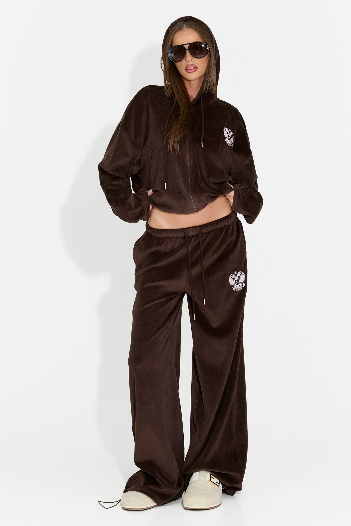 Tuta casual da donna marrone Scoleaesia Bogas
