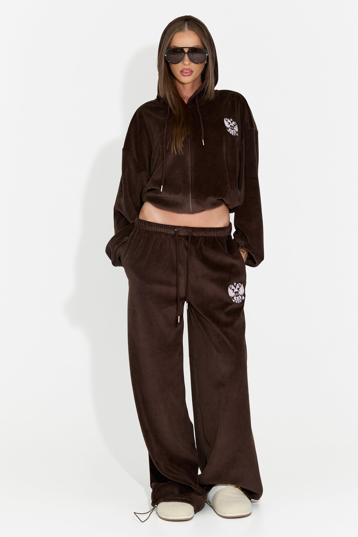 Tuta casual da donna marrone Scoleaesia Bogas
