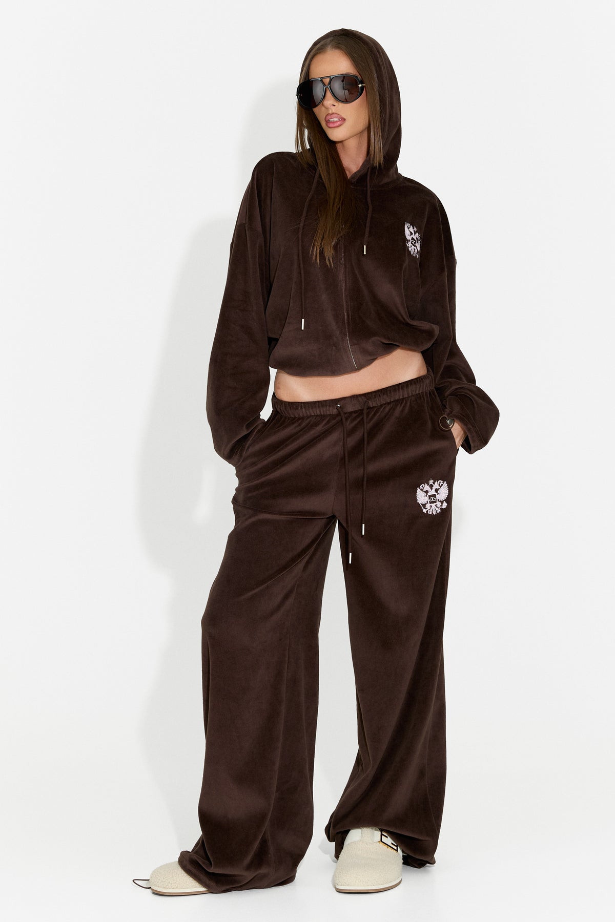 Tuta casual da donna marrone Scoleaesia Bogas