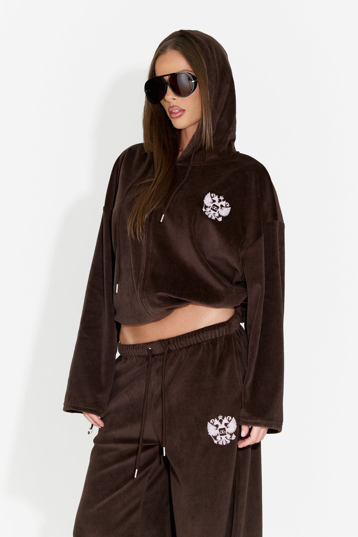 Tuta casual da donna marrone Scoleaesia Bogas