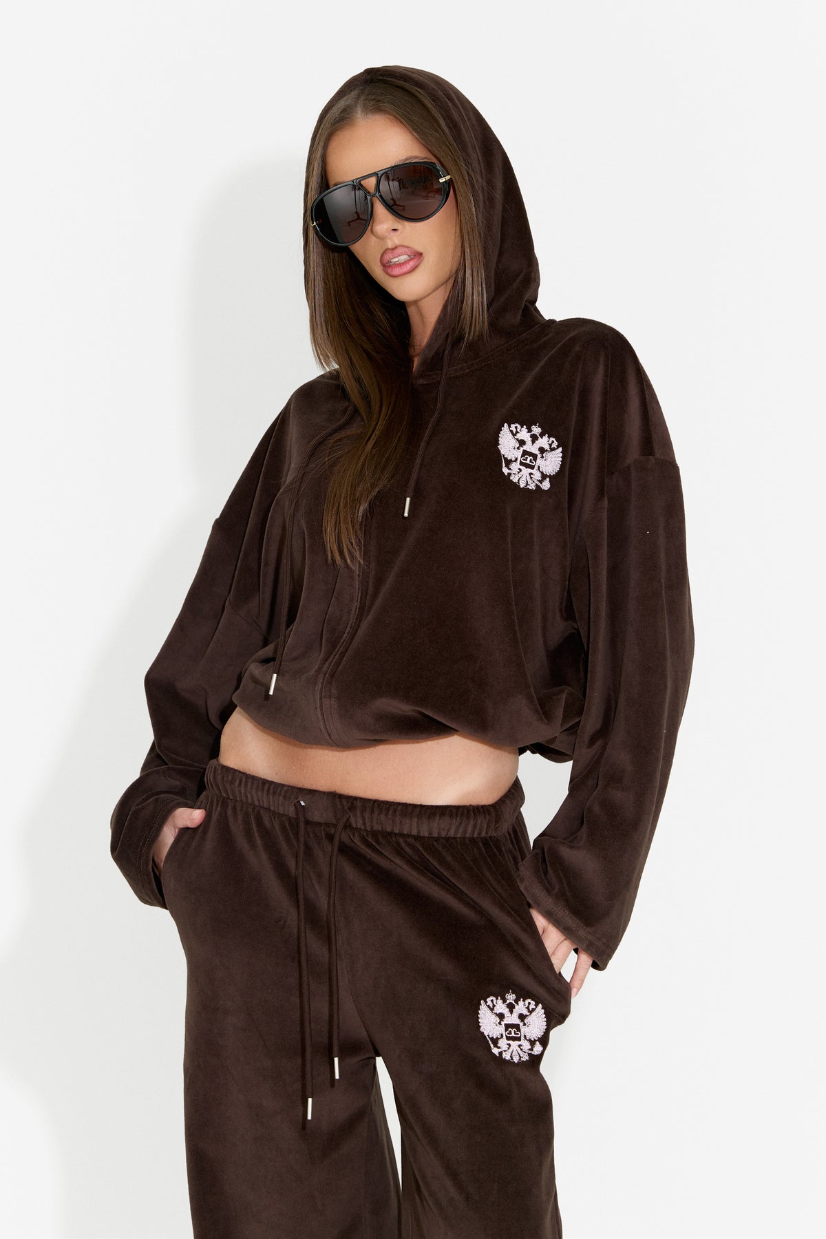 Tuta casual da donna marrone Scoleaesia Bogas