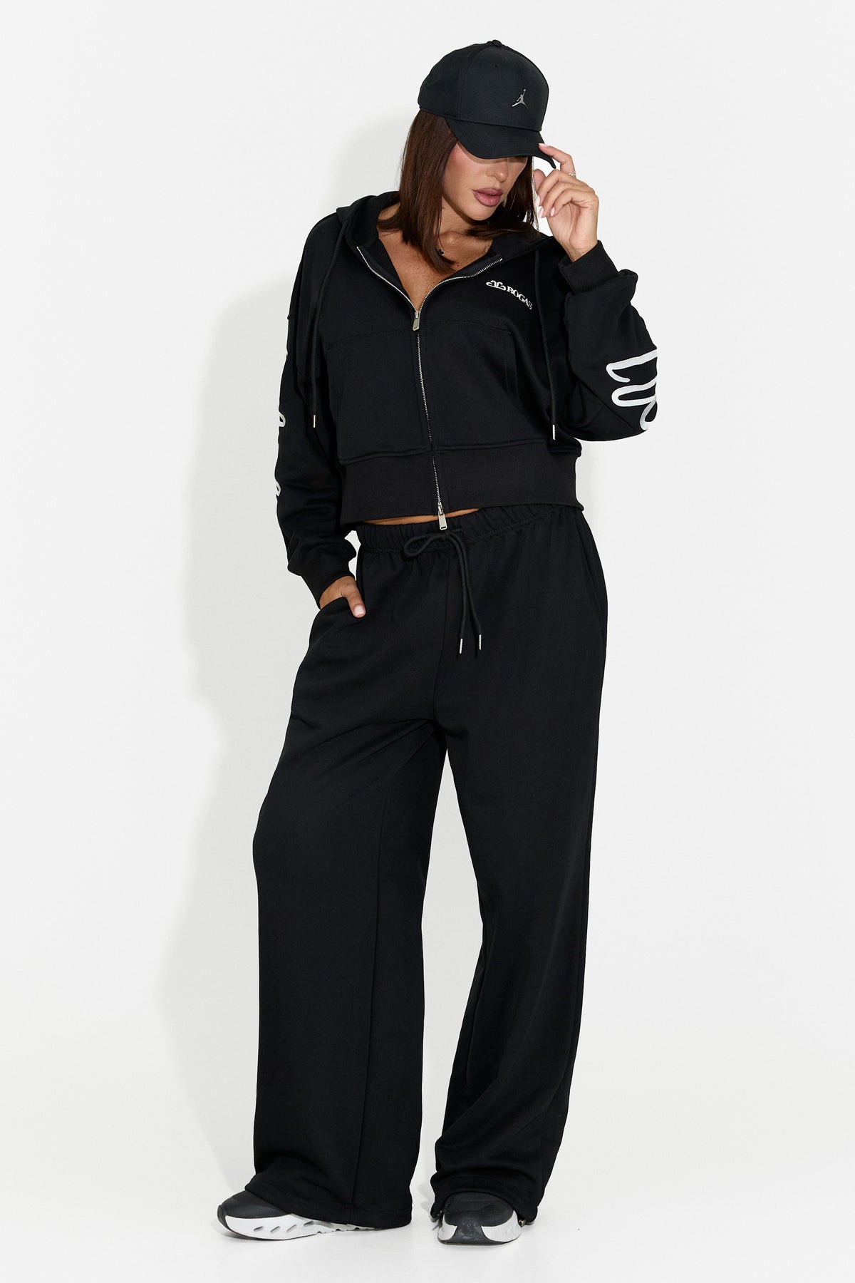 Tuta da donna casual nera Jaliraeria Bogas