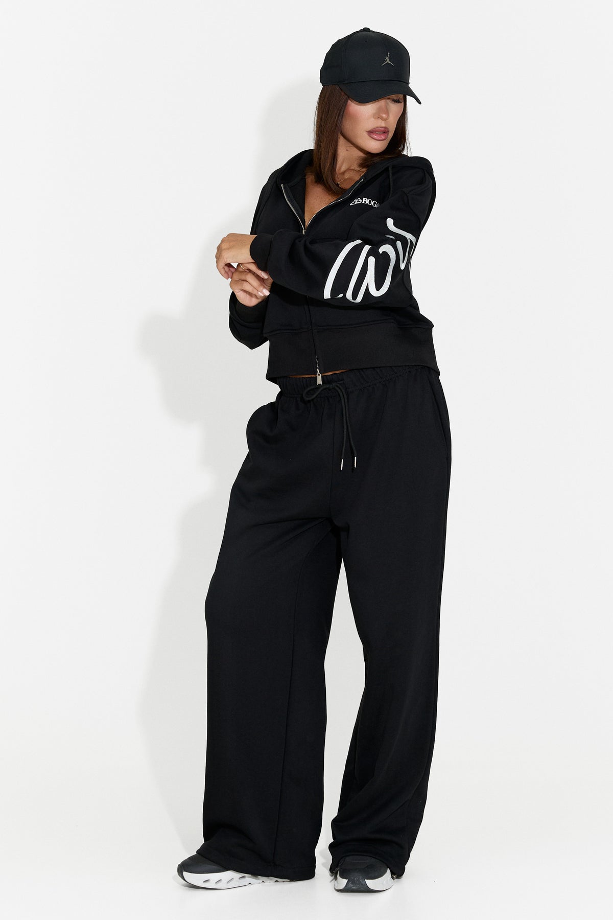 Tuta da donna casual nera Jaliraeria Bogas