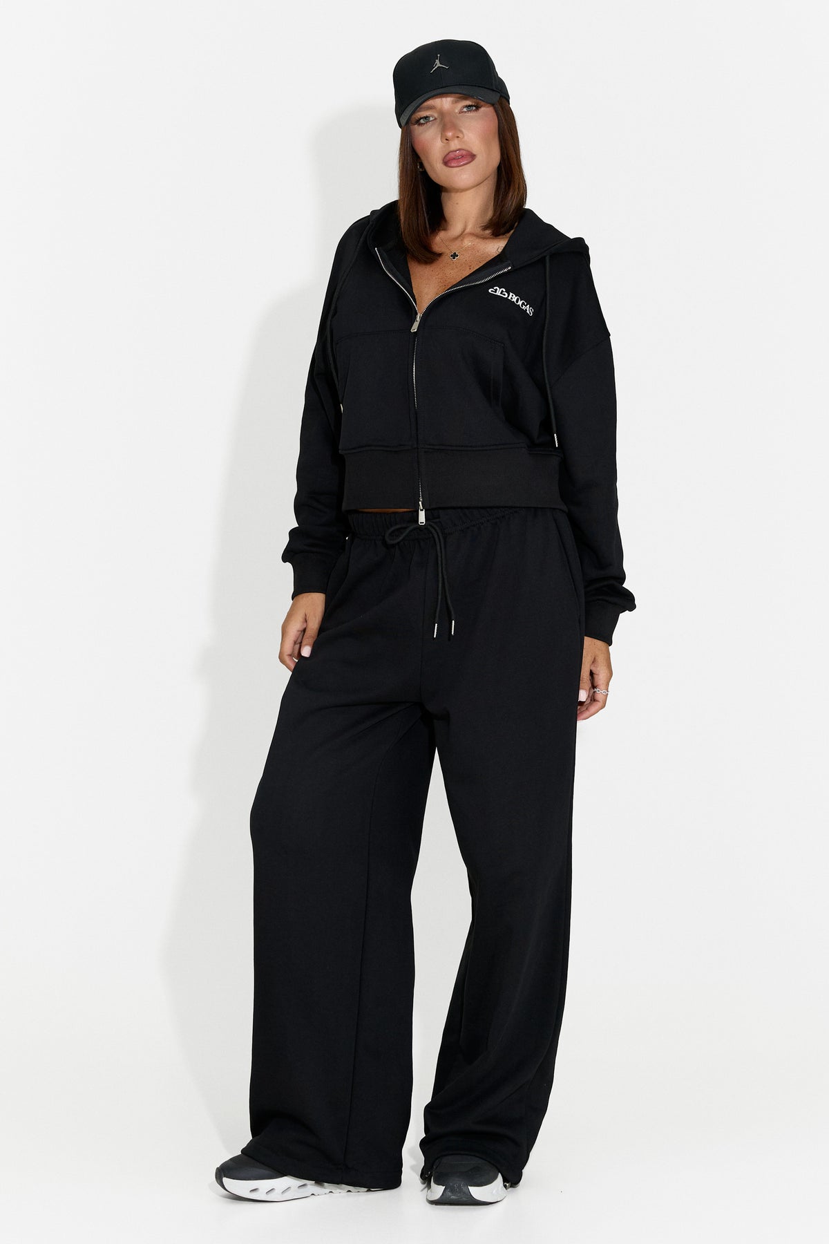 Tuta da donna casual nera Jaliraeria Bogas