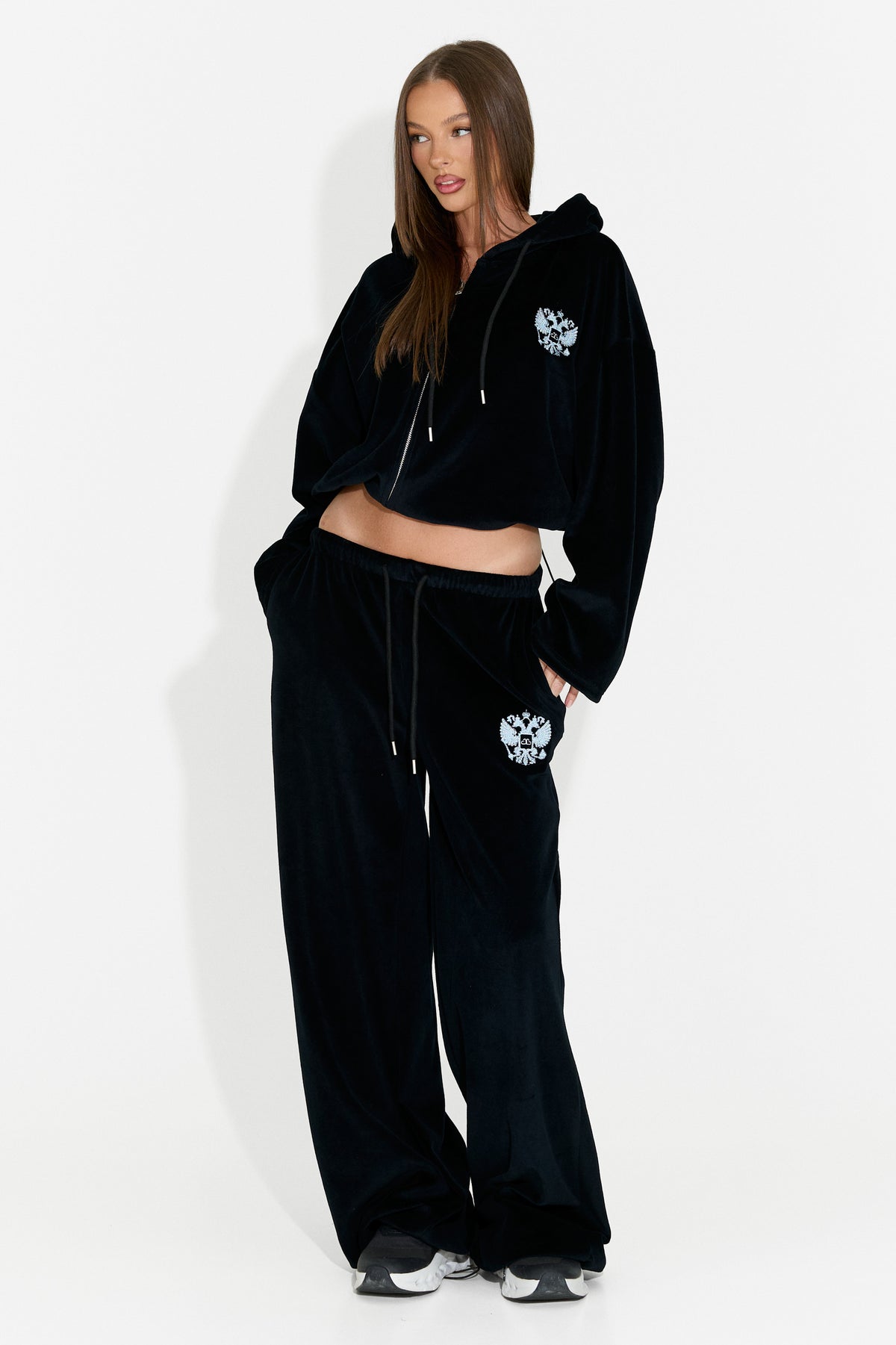 Tuta casual da donna nera Scoleaesia Bogas