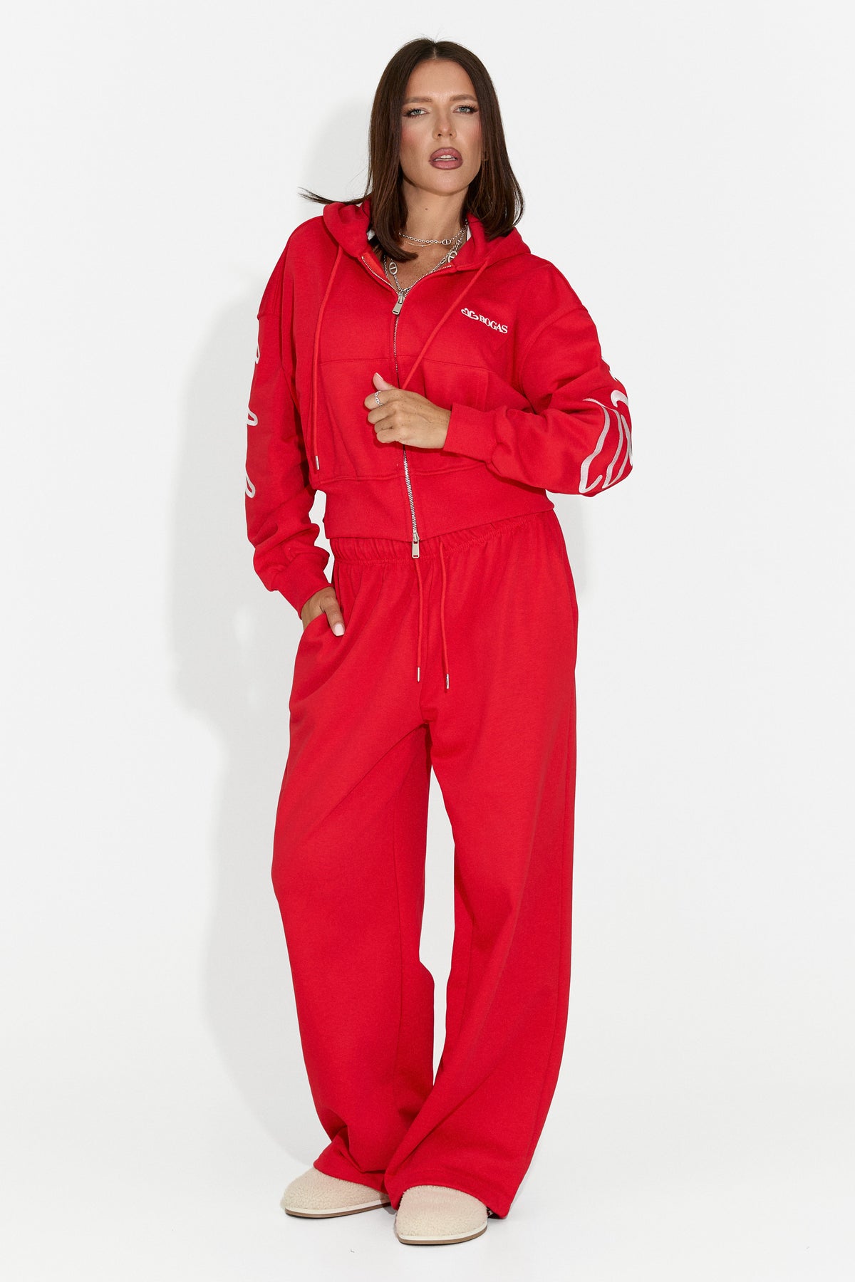 Tuta da donna casual rossa Jaliraeria Bogas