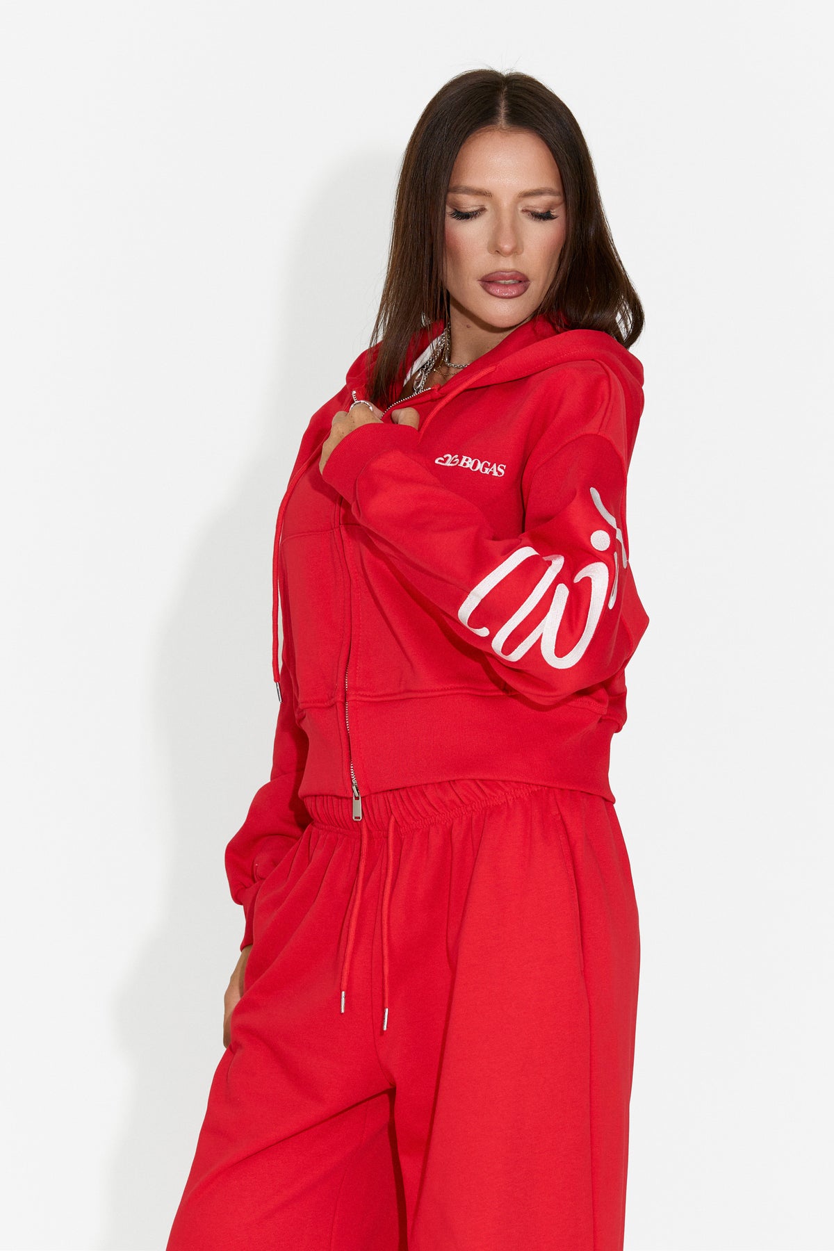 Tuta da donna casual rossa Jaliraeria Bogas