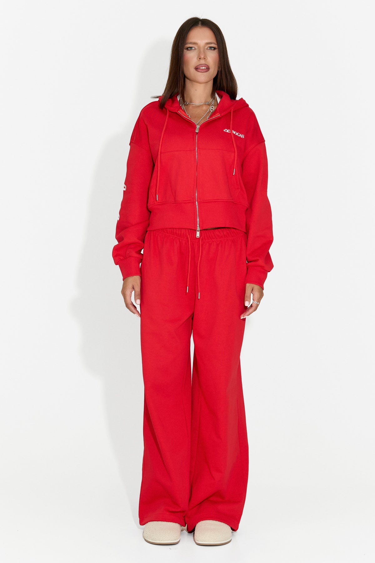 Tuta da donna casual rossa Jaliraeria Bogas