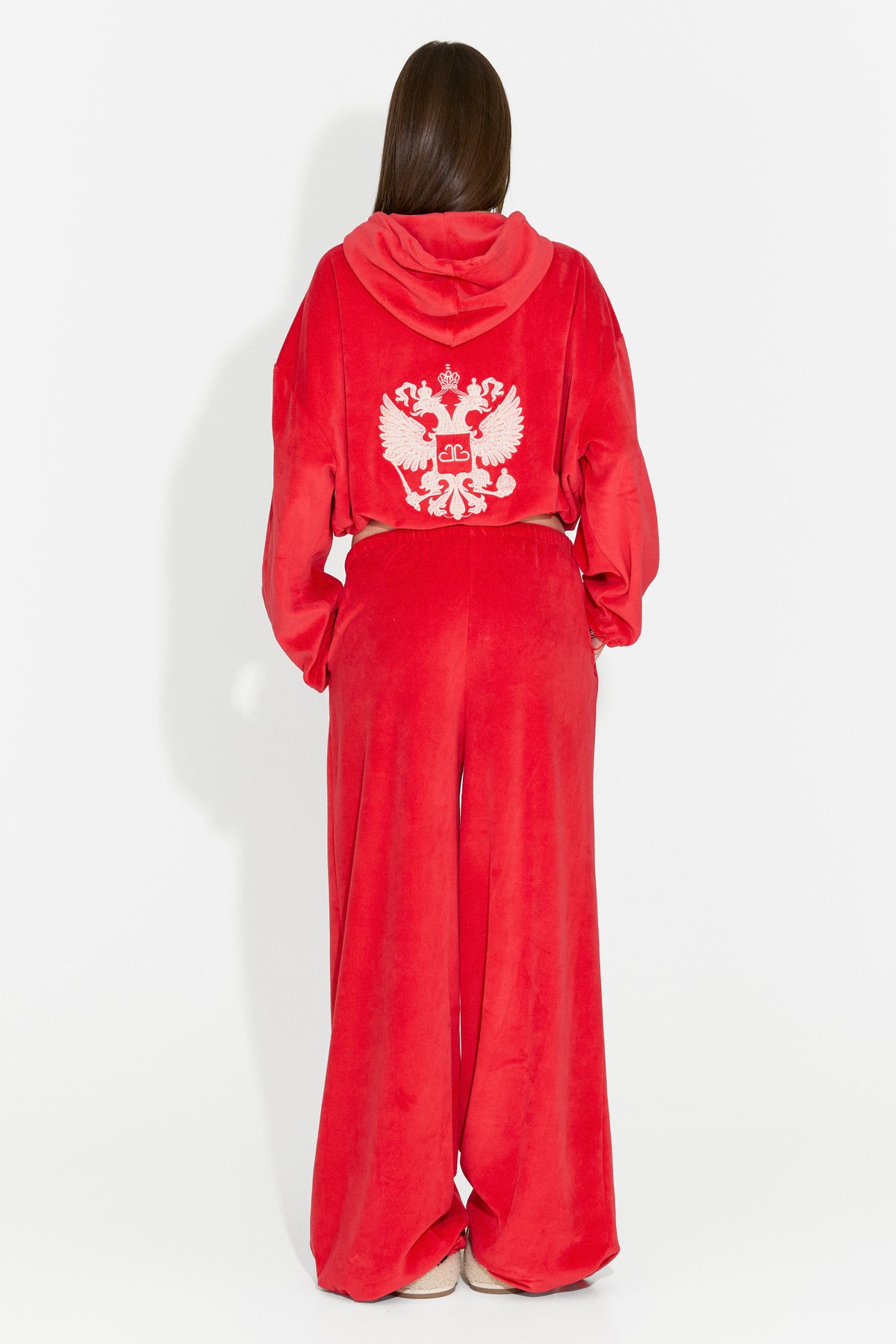 Tuta casual da donna rossa Scoleaesia Bogas