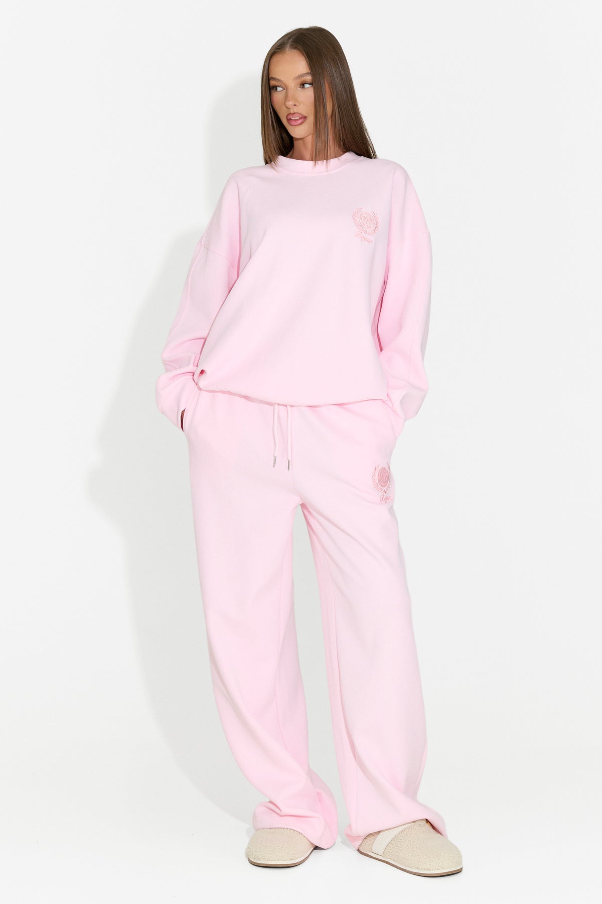 Tuta da donna casual rosa Paywe Bogas