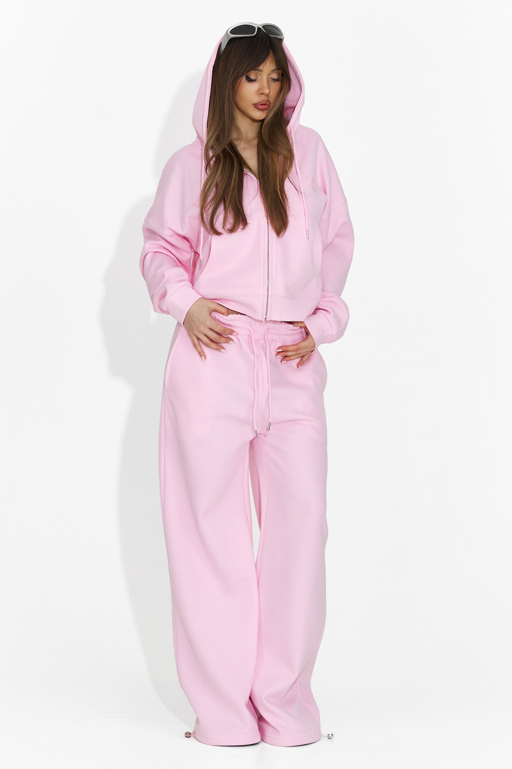 Tuta da allenamento casual rosa da donna Sidiona Bogas