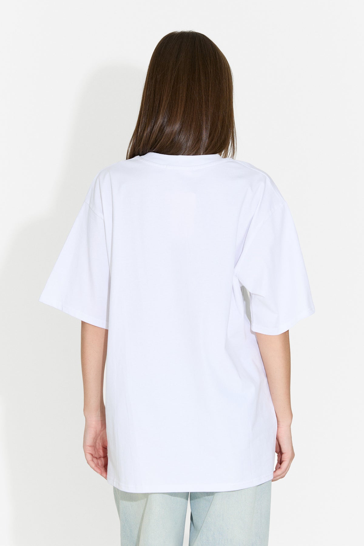 T-shirt da donna casual bianca Analysis Bogas