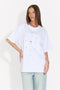 T-shirt da donna casual bianca Analysis Bogas