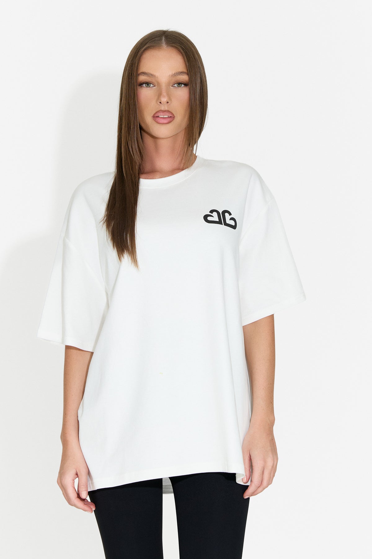 T-shirt casual da donna bianca Andrena Bogas