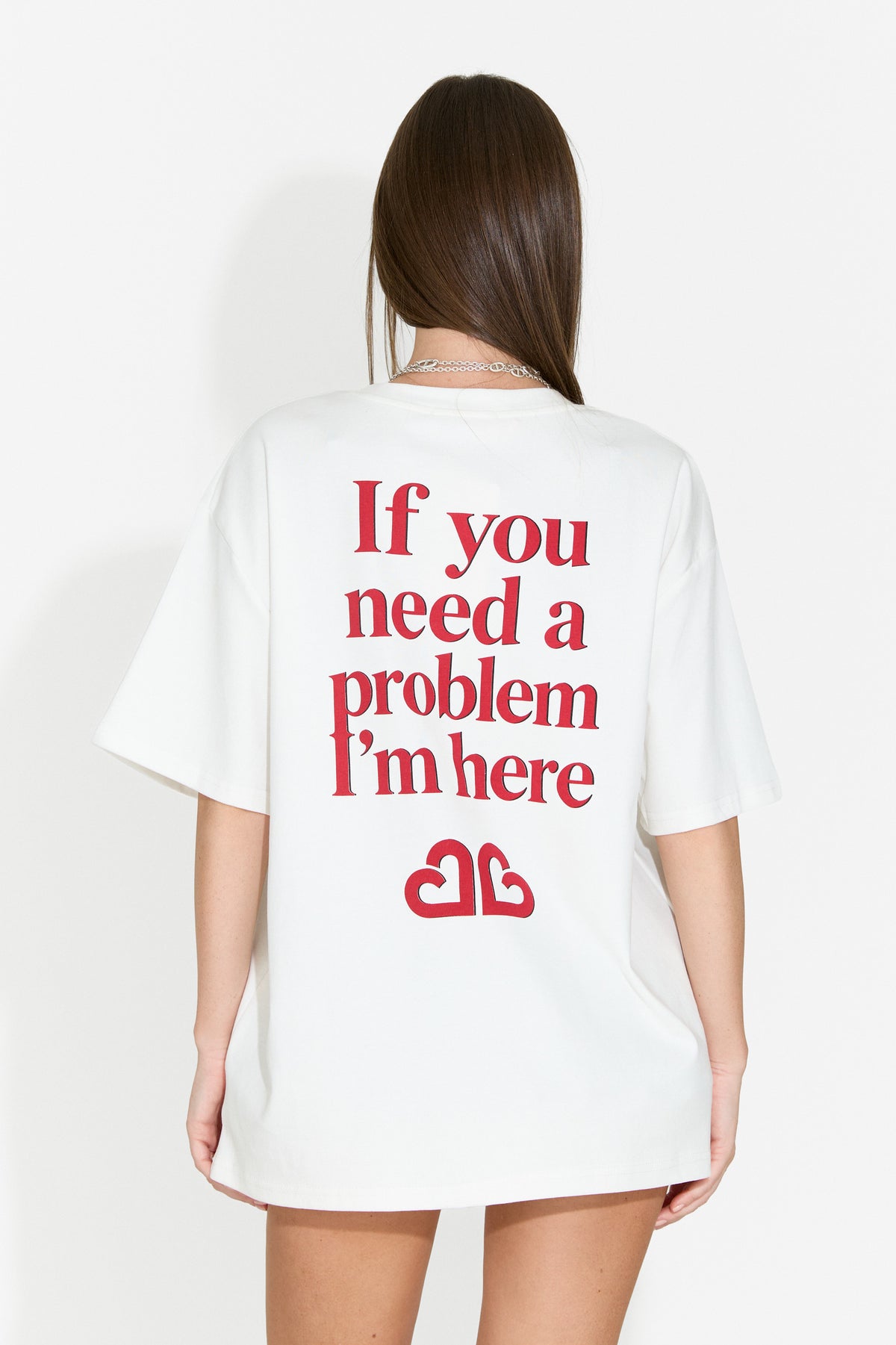 T-shirt casual da donna bianca Boniva Bogas