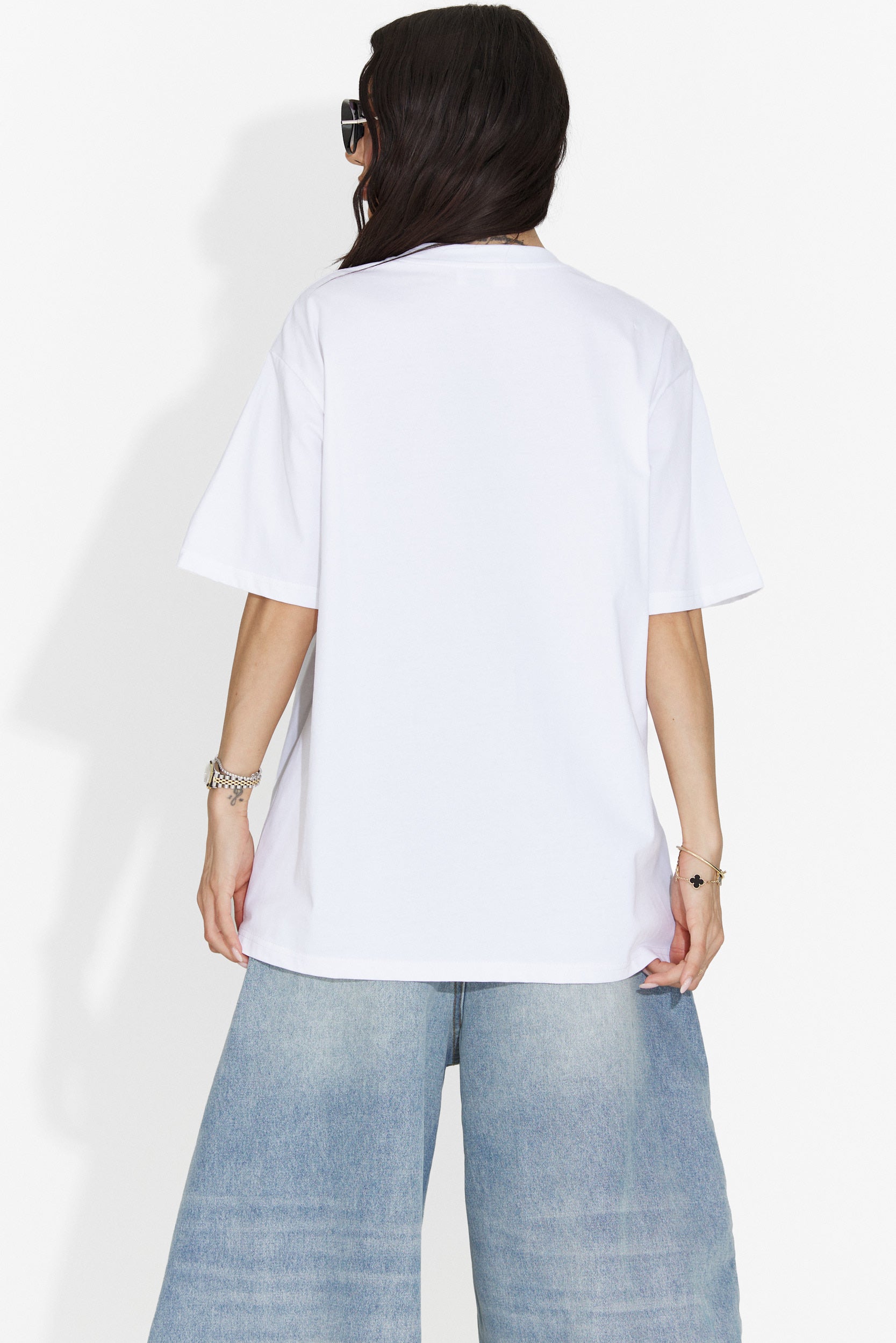 Kohleria Bogas T-shirt Casual Bianca da Donna
