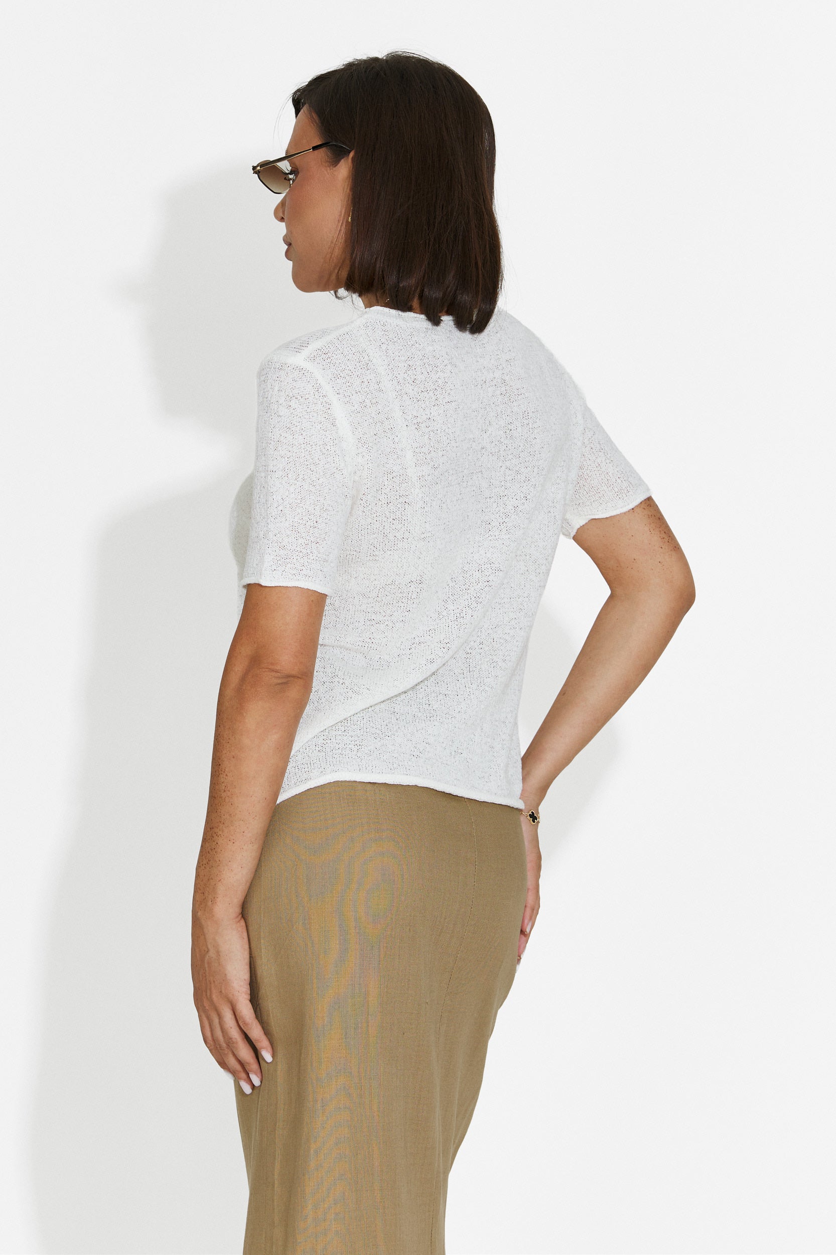 Maglietta donna casual bianca Pilaria Bogas