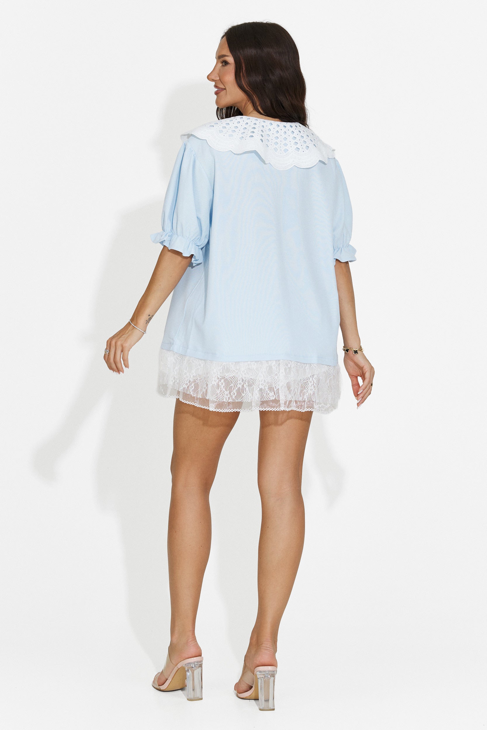 Maglietta donna casual azzurro Olimia Bogas