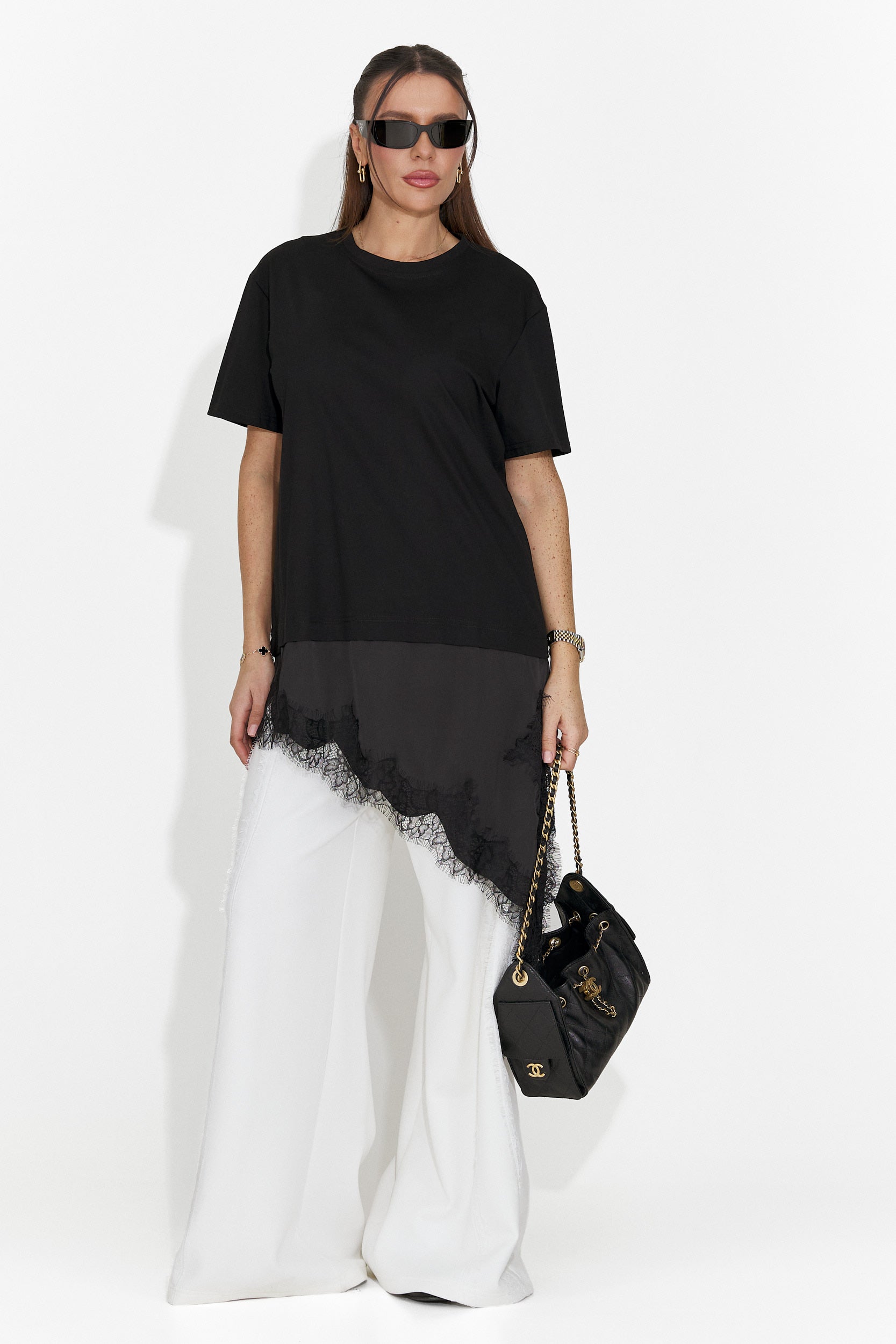 Arkana Bogas T-shirt Casual Nera da Donna