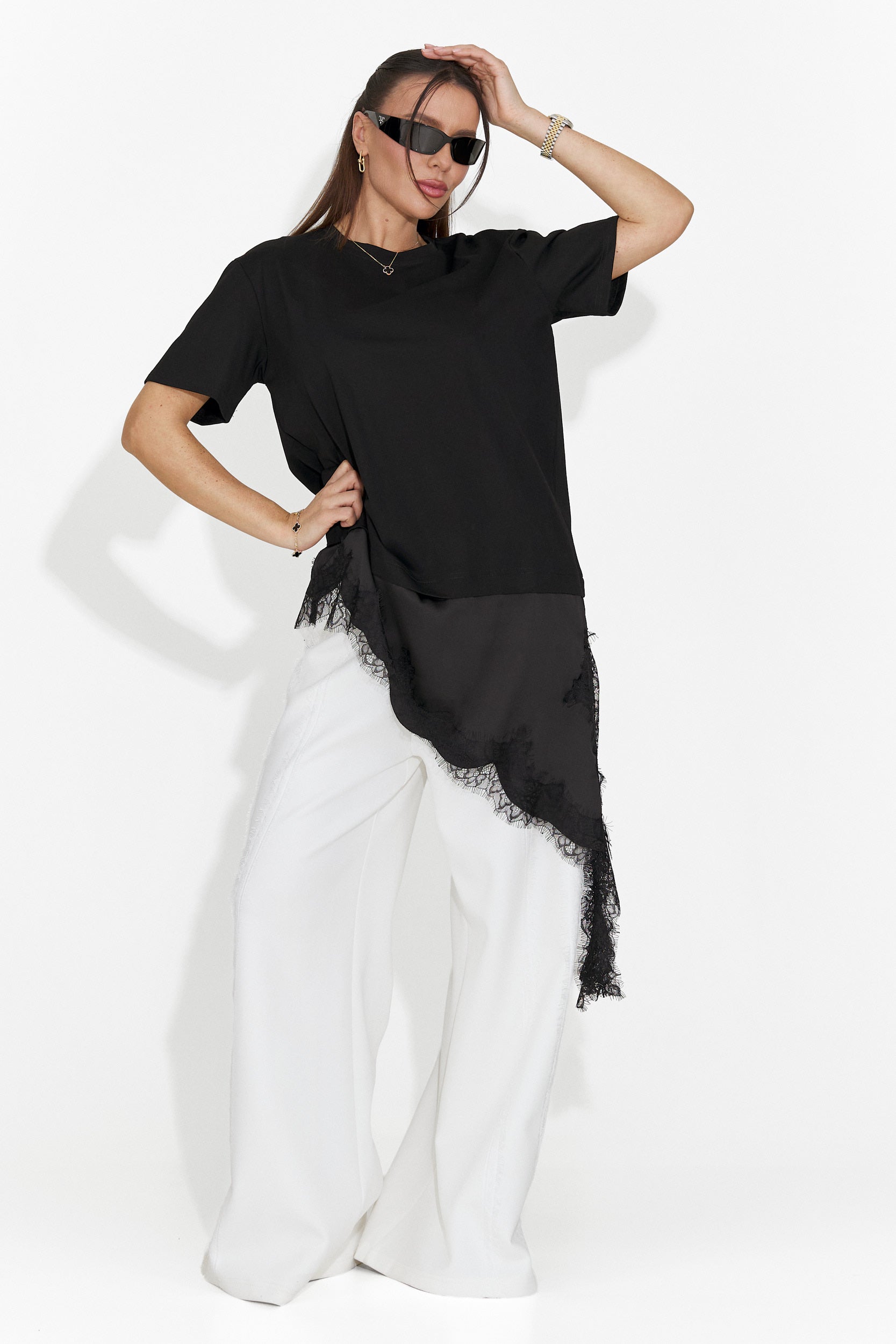 Arkana Bogas T-shirt Casual Nera da Donna