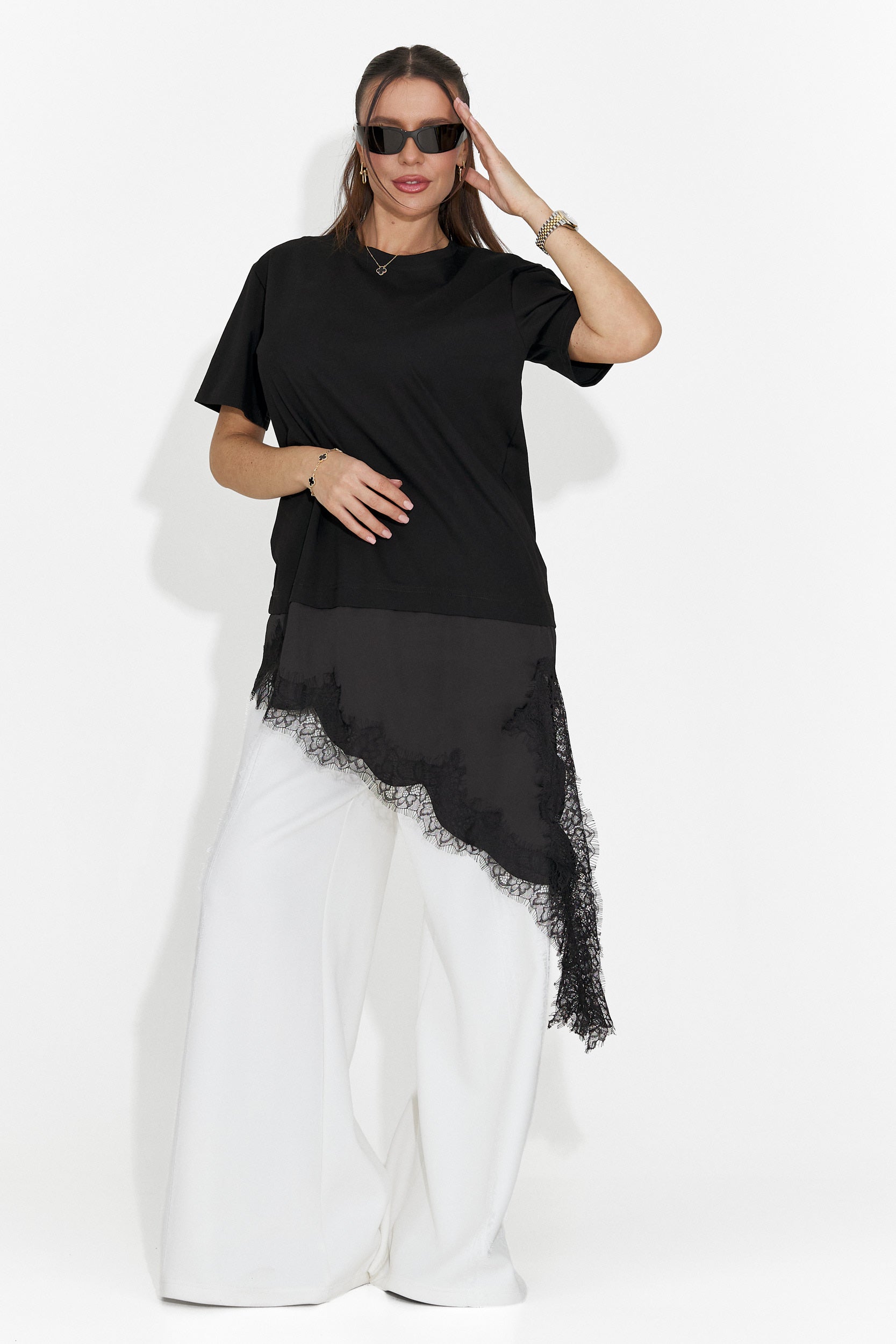 Arkana Bogas T-shirt Casual Nera da Donna