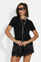 Maglietta donna casual nera Pilaria Bogas