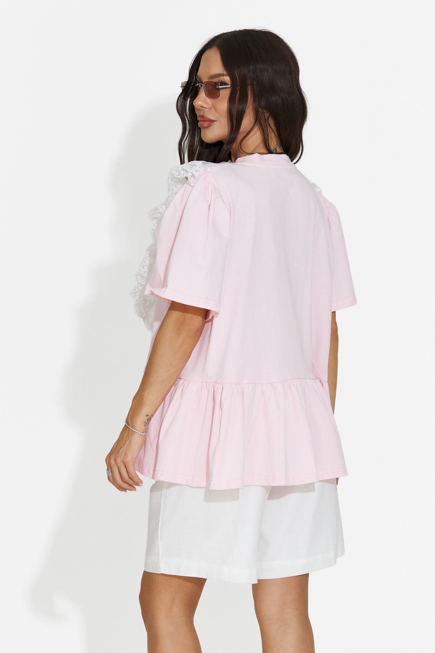 Maglietta casual da donna rosa Besana Bogas