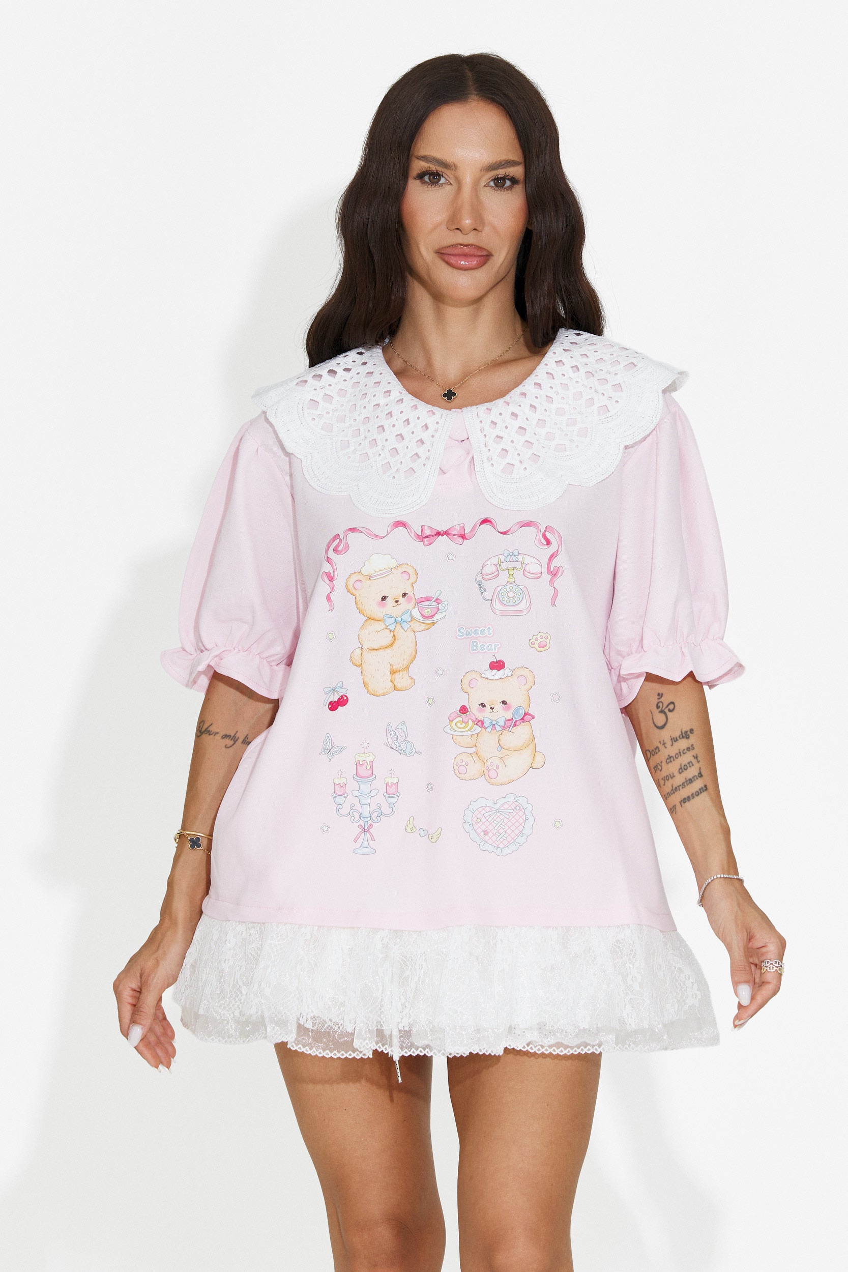 Maglietta donna casual rosa Olimia Bogas