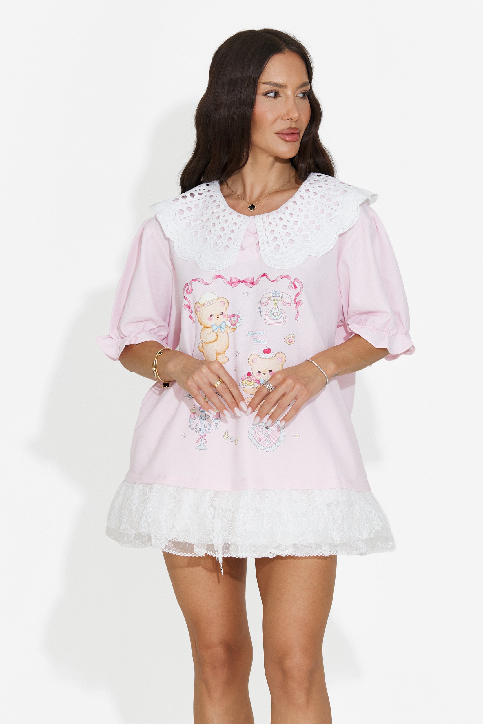 Maglietta donna casual rosa Olimia Bogas