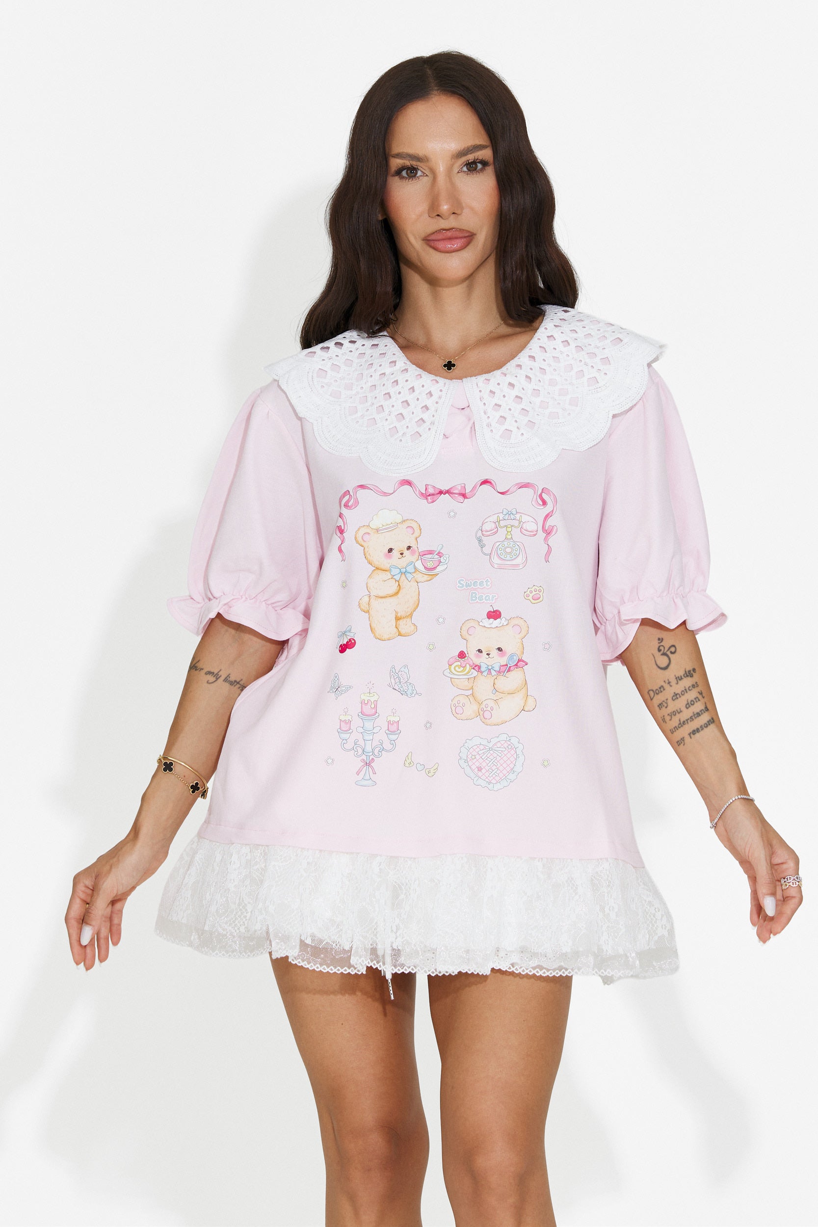 Maglietta donna casual rosa Olimia Bogas