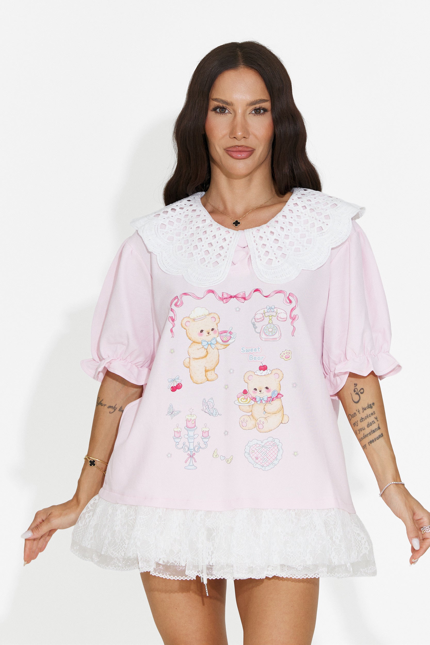 Maglietta donna casual rosa Olimia Bogas
