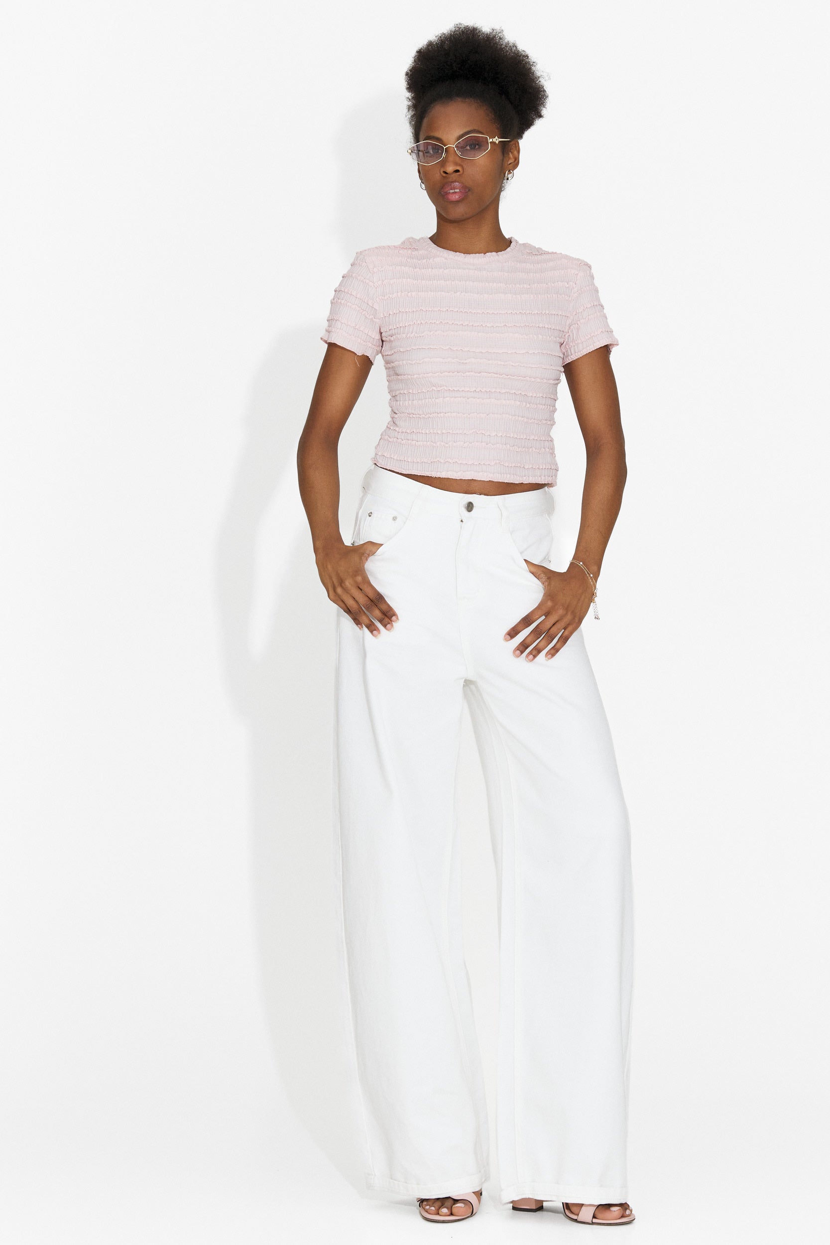 Versala Bogas T-shirt Casual Rosa per Donne