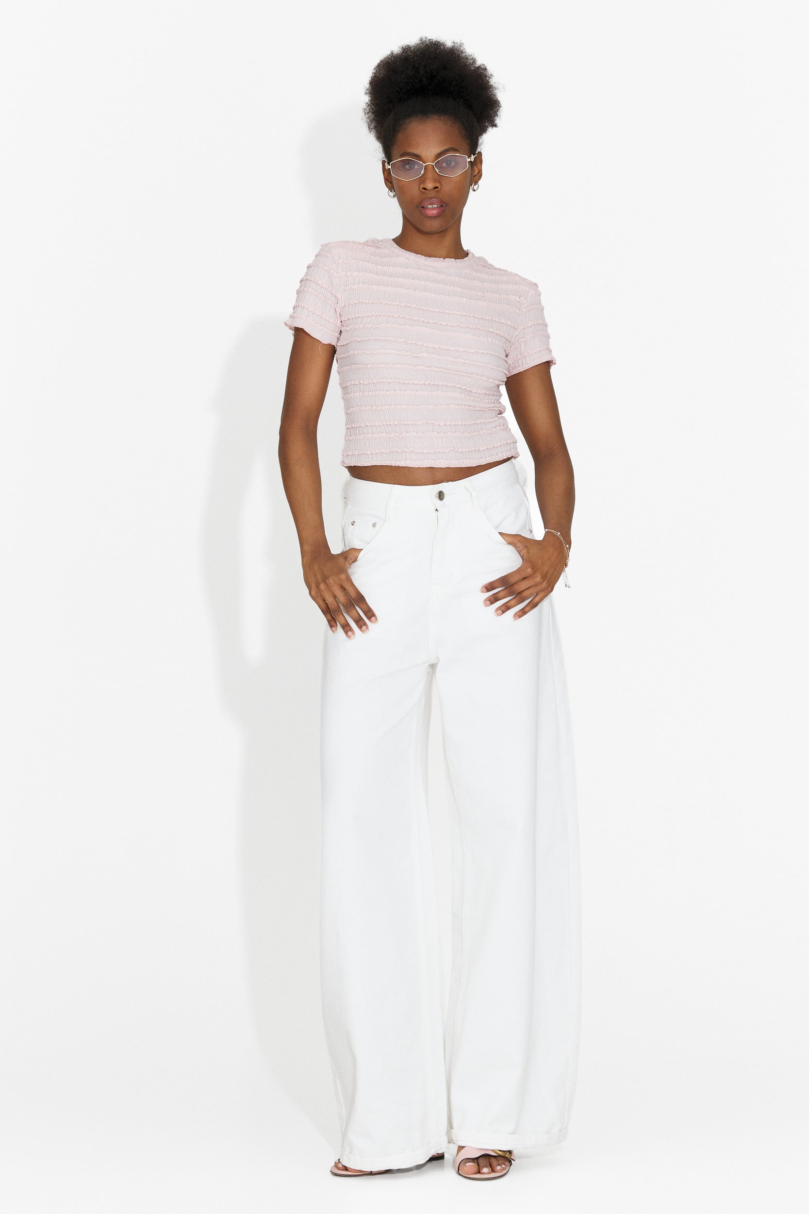 Versala Bogas T-shirt Casual Rosa per Donne