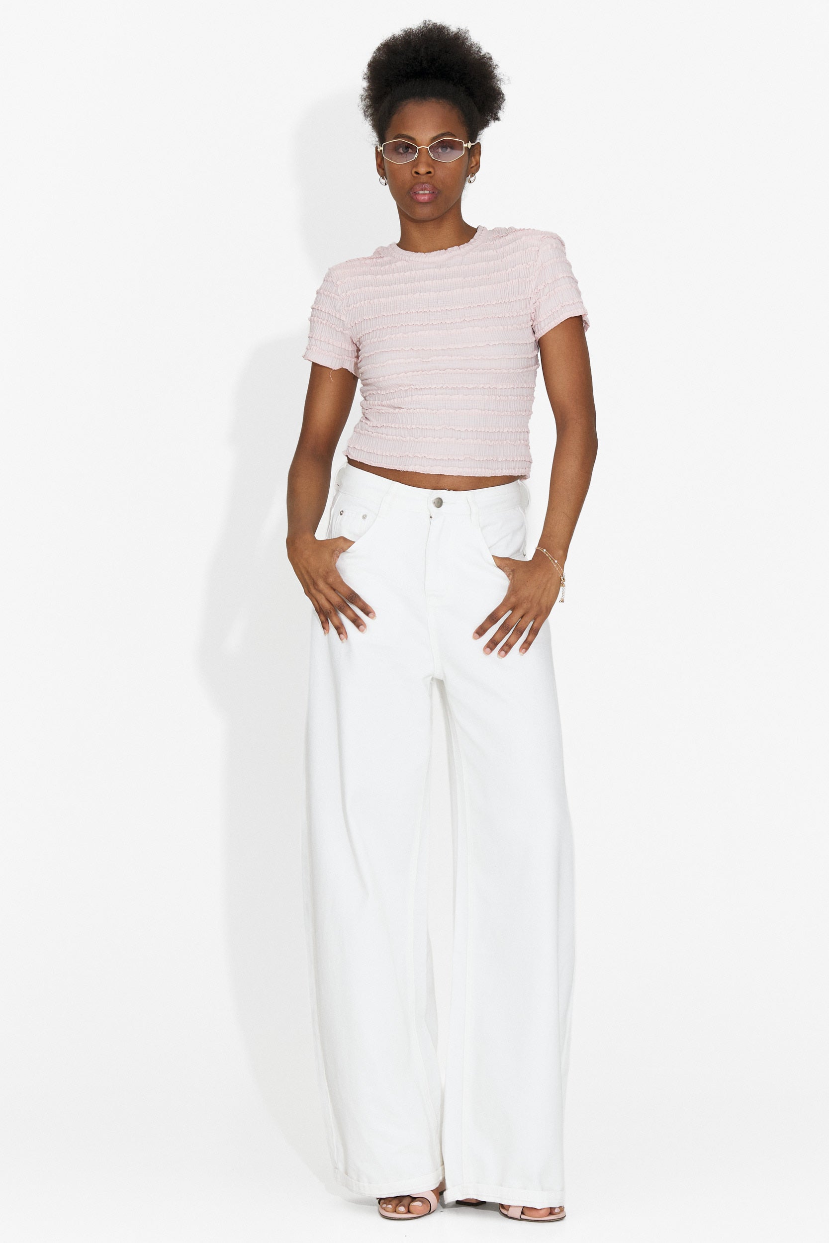 Versala Bogas T-shirt Casual Rosa per Donne
